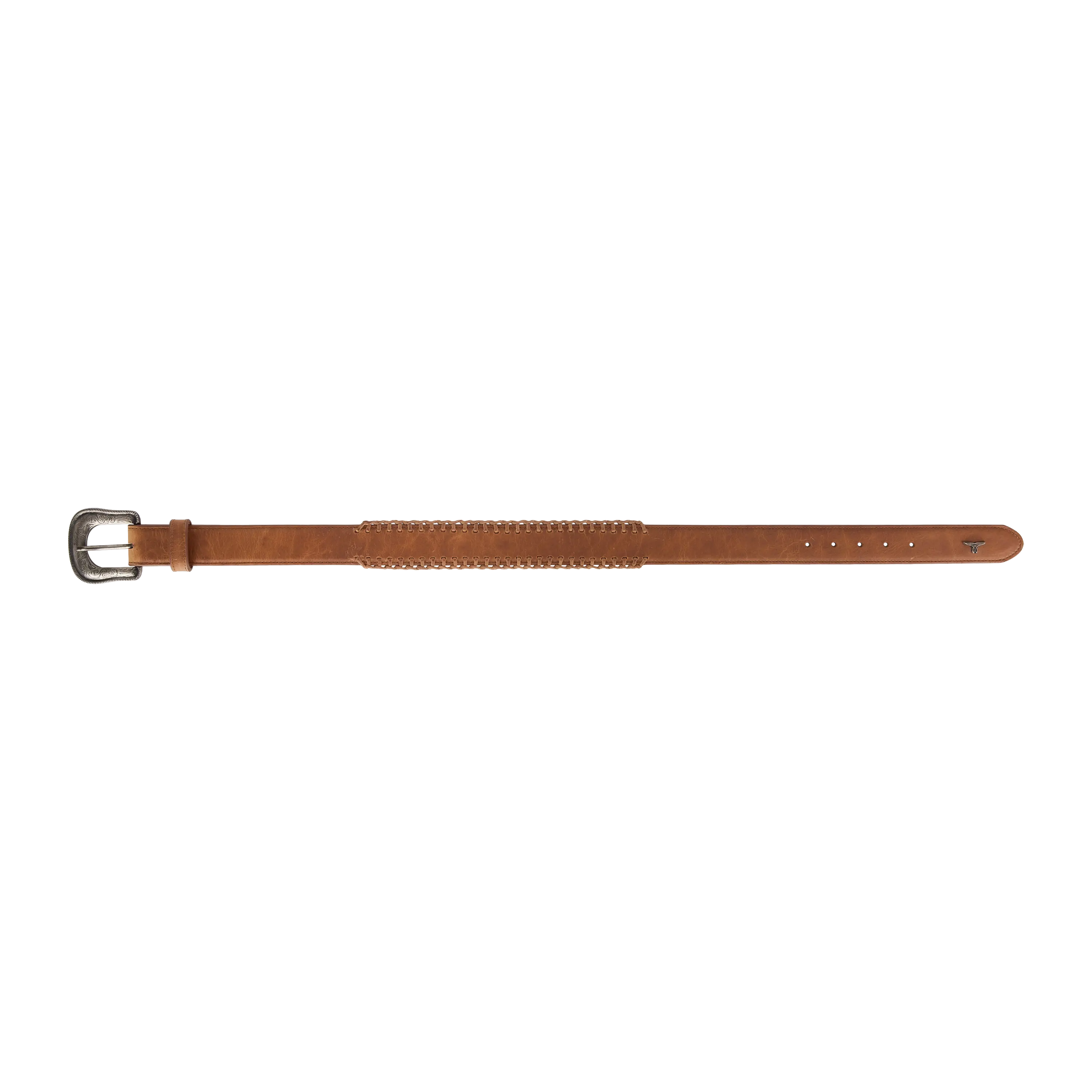 1.5 Woven Laced Belt with Single Buckle - Desert Clay - Image 4
