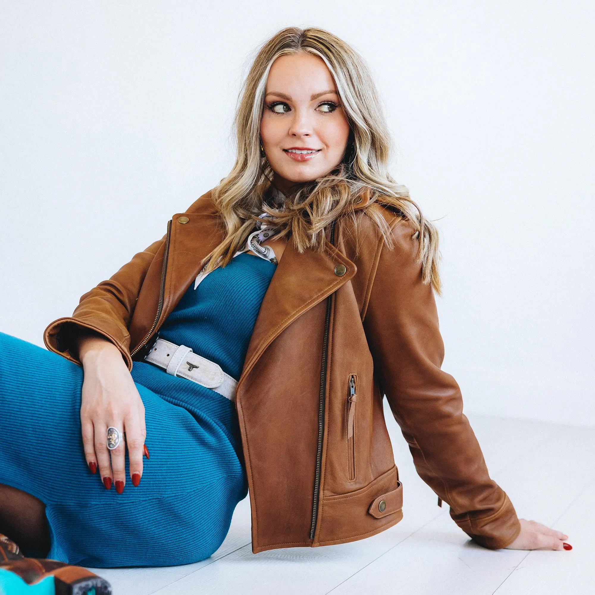 Basic Biker Jacket - Desert Clay Brown Leather