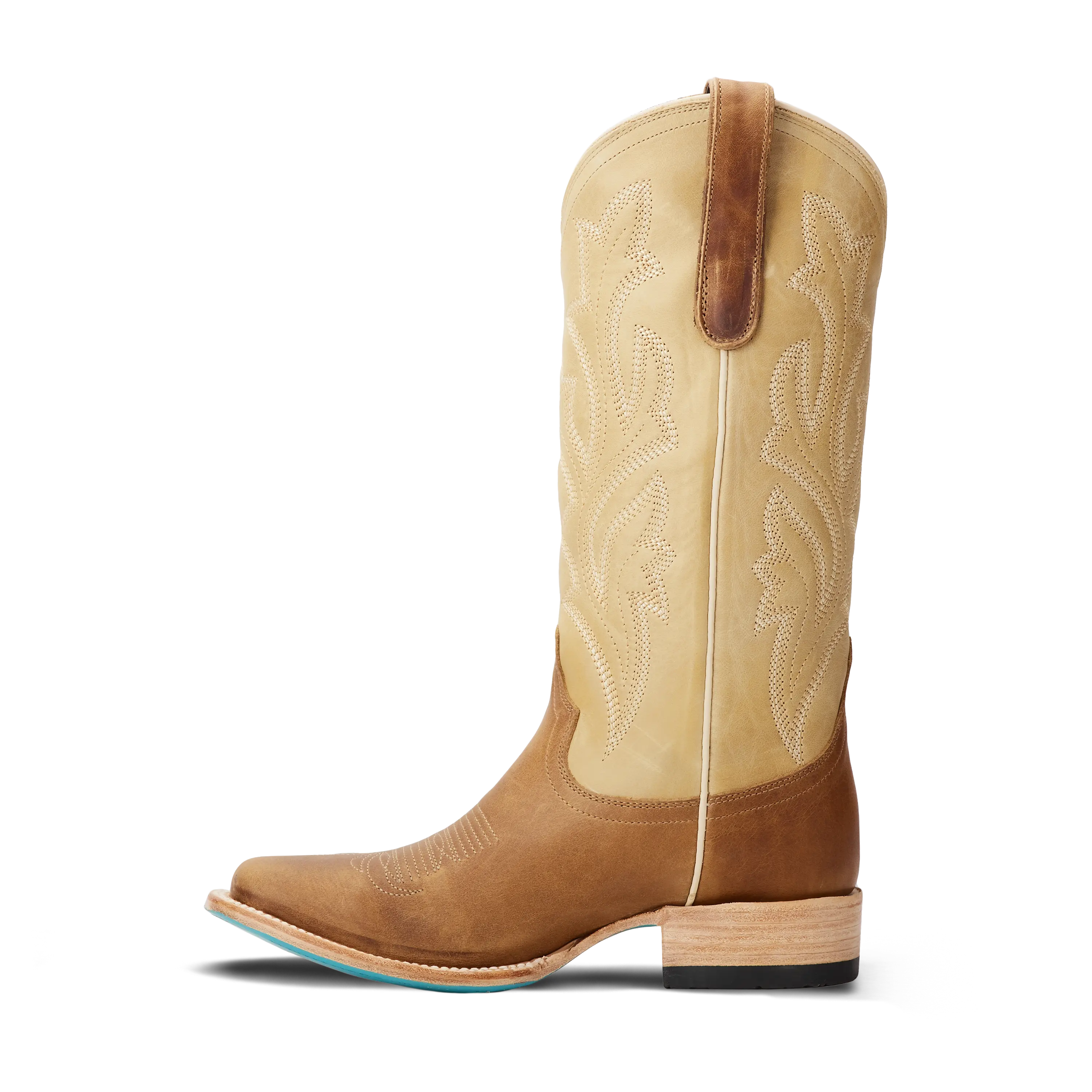 Classic Square Boot - Desert Clay & Buttermilk - Image 5