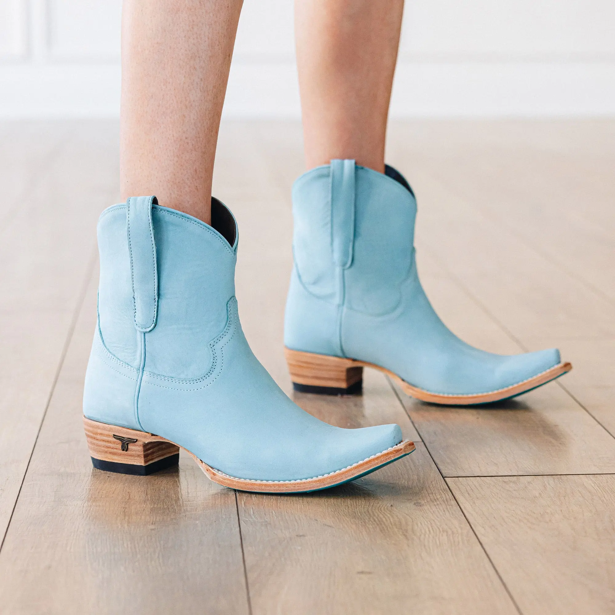 Emma Jane Bootie - Powder Blue **Final Sale** - Image 13
