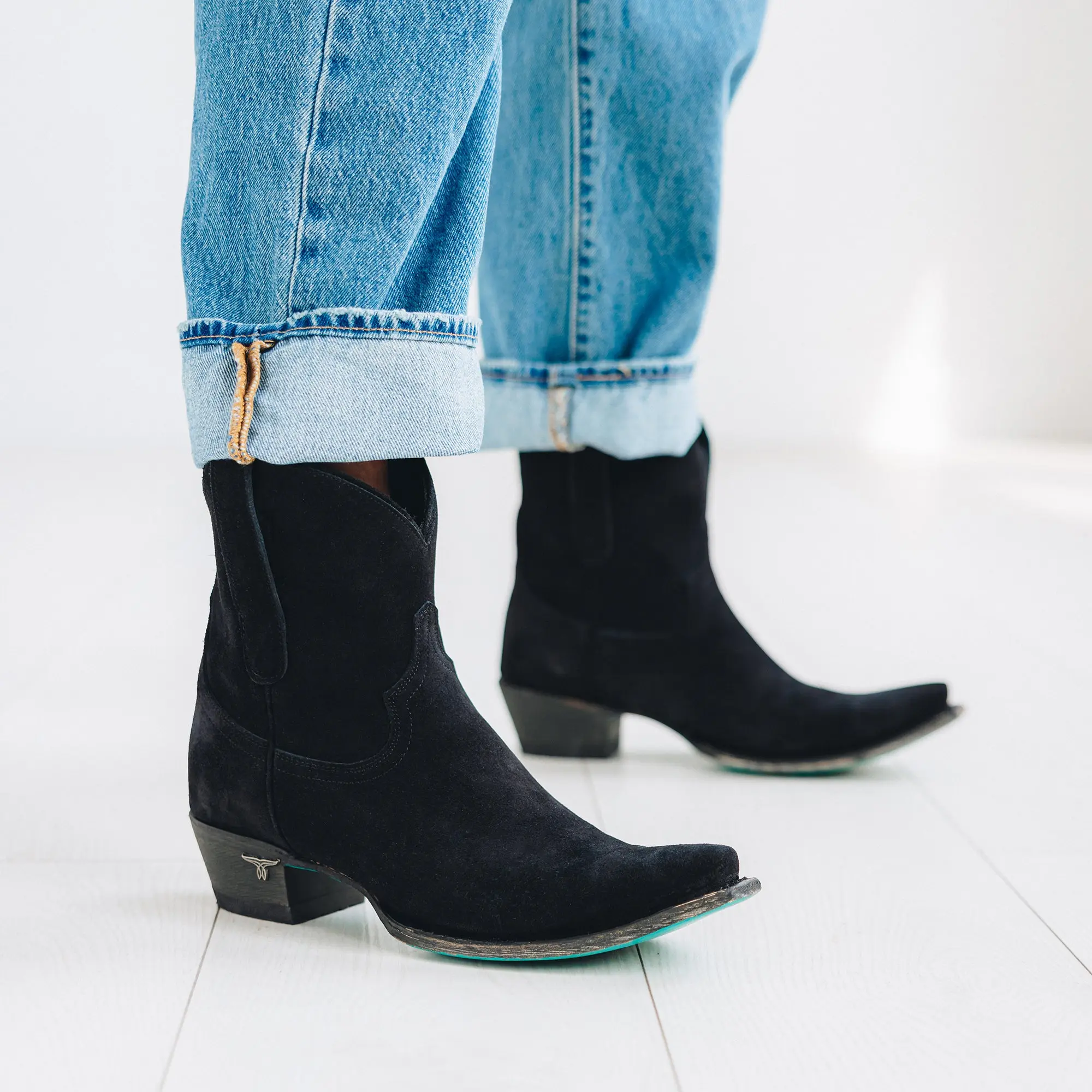 Emma Jane Bootie - Soft Black Suede - Image 13