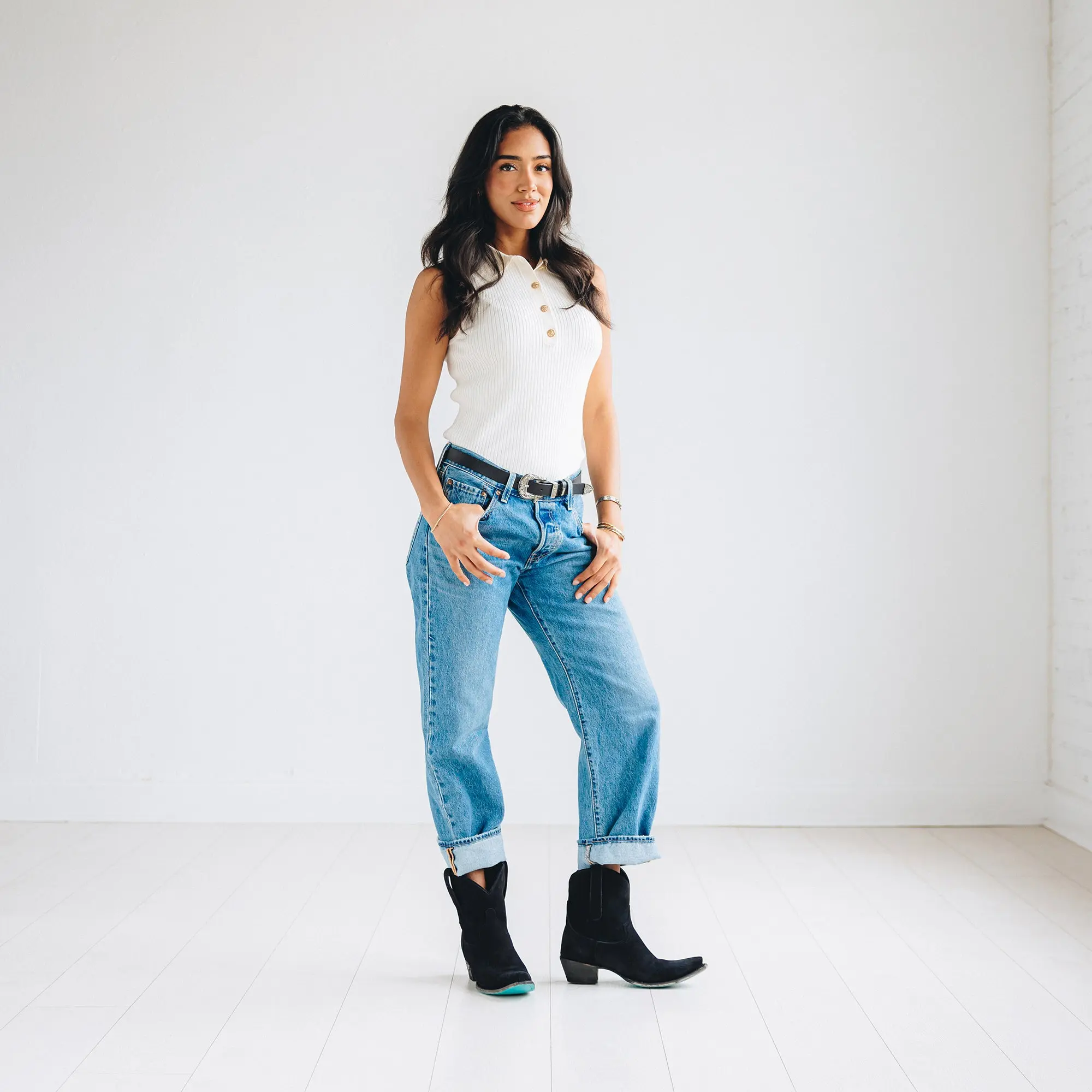 Emma Jane Bootie - Soft Black Suede - Image 9