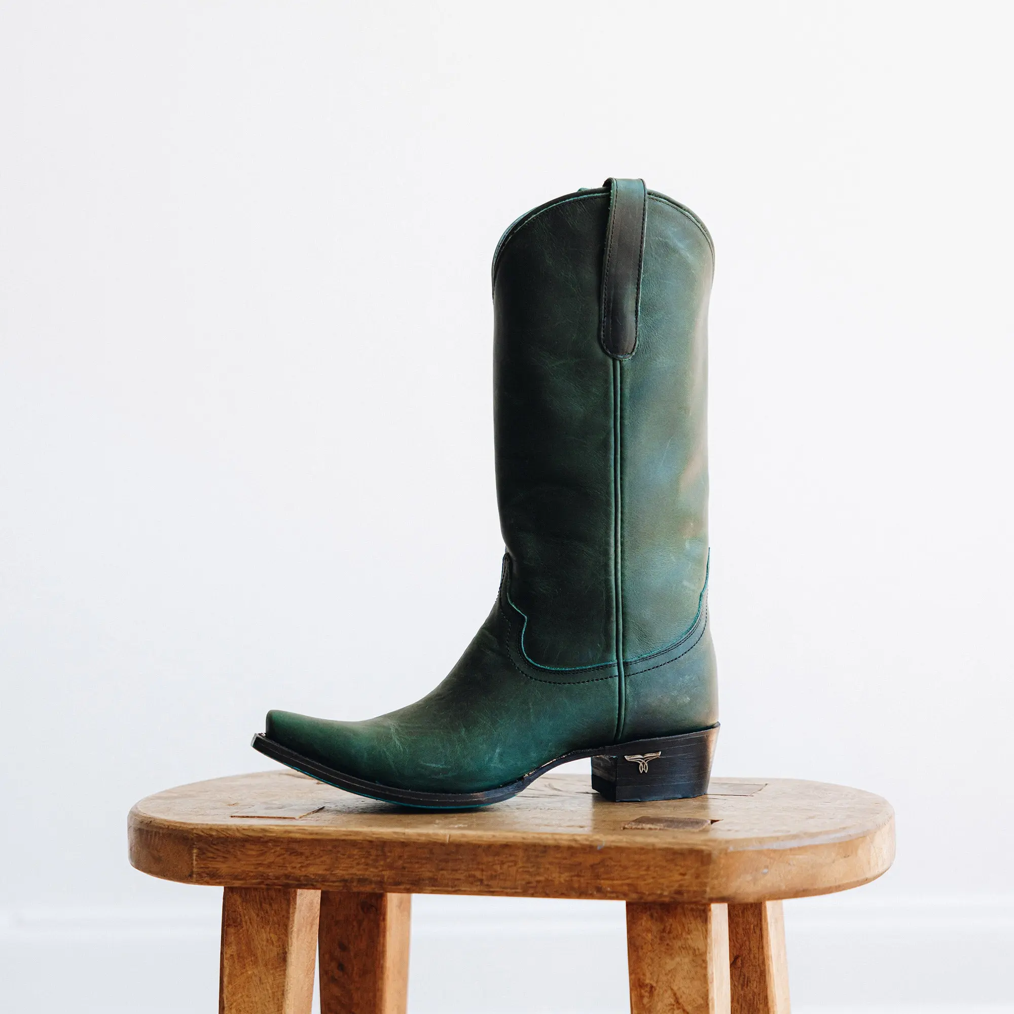 Emma Jane Boot - Emerald Green - Image 14
