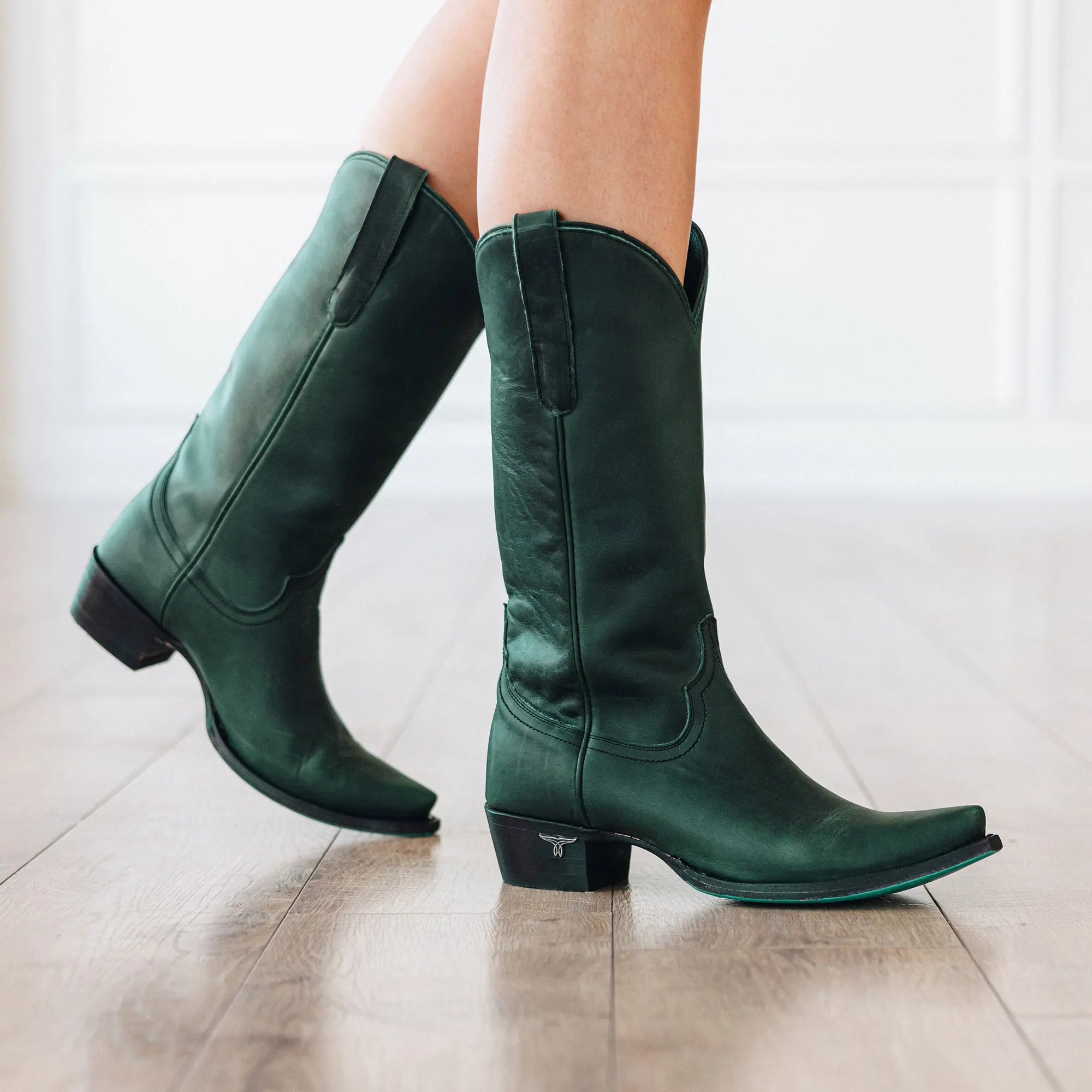Emma Jane Boot - Emerald Green - Image 2