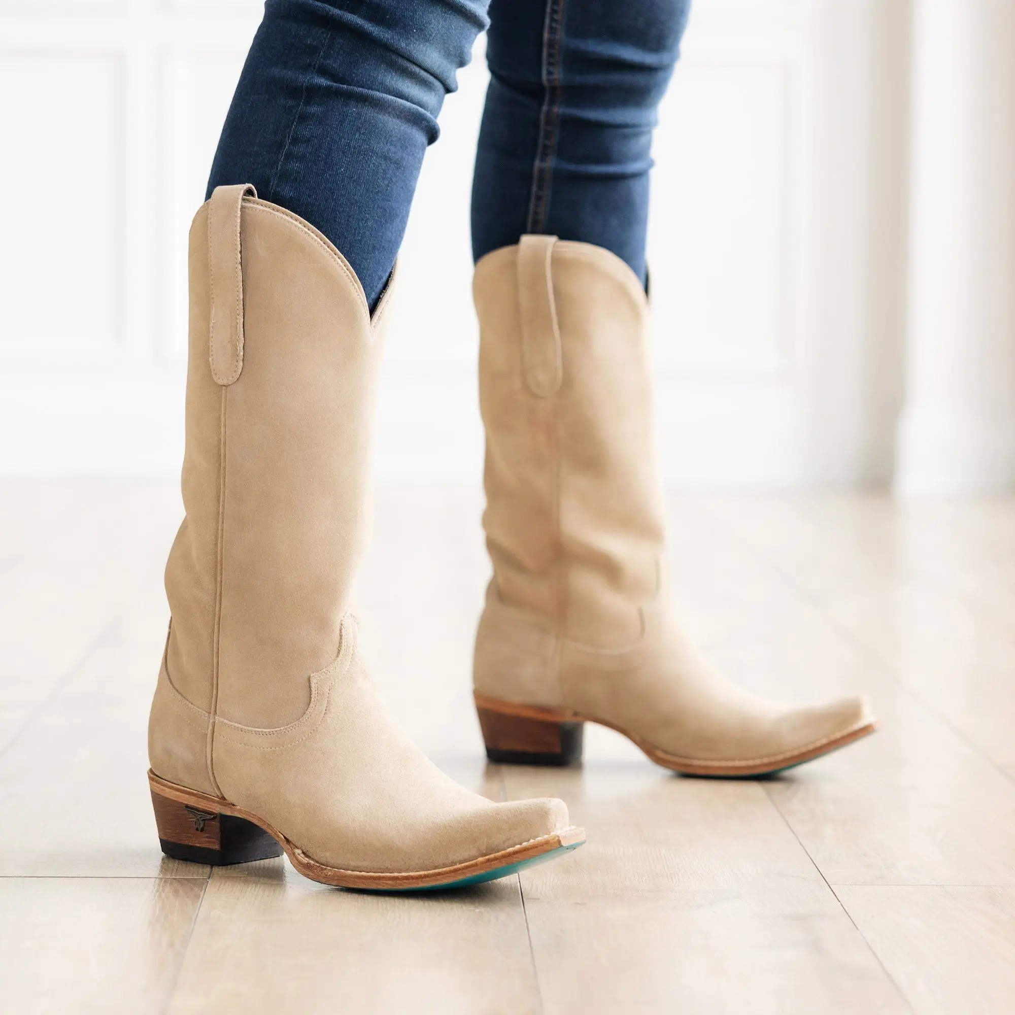 Emma Jane Boot - Latte Suede - Image 10