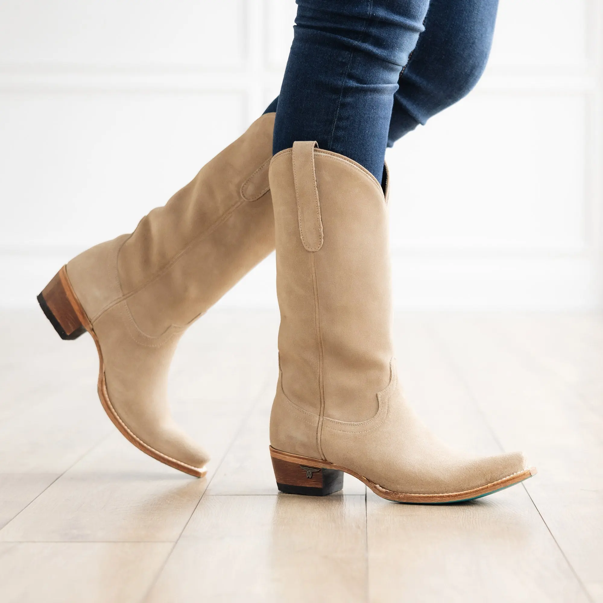 Emma Jane Boot - Latte Suede - Image 2