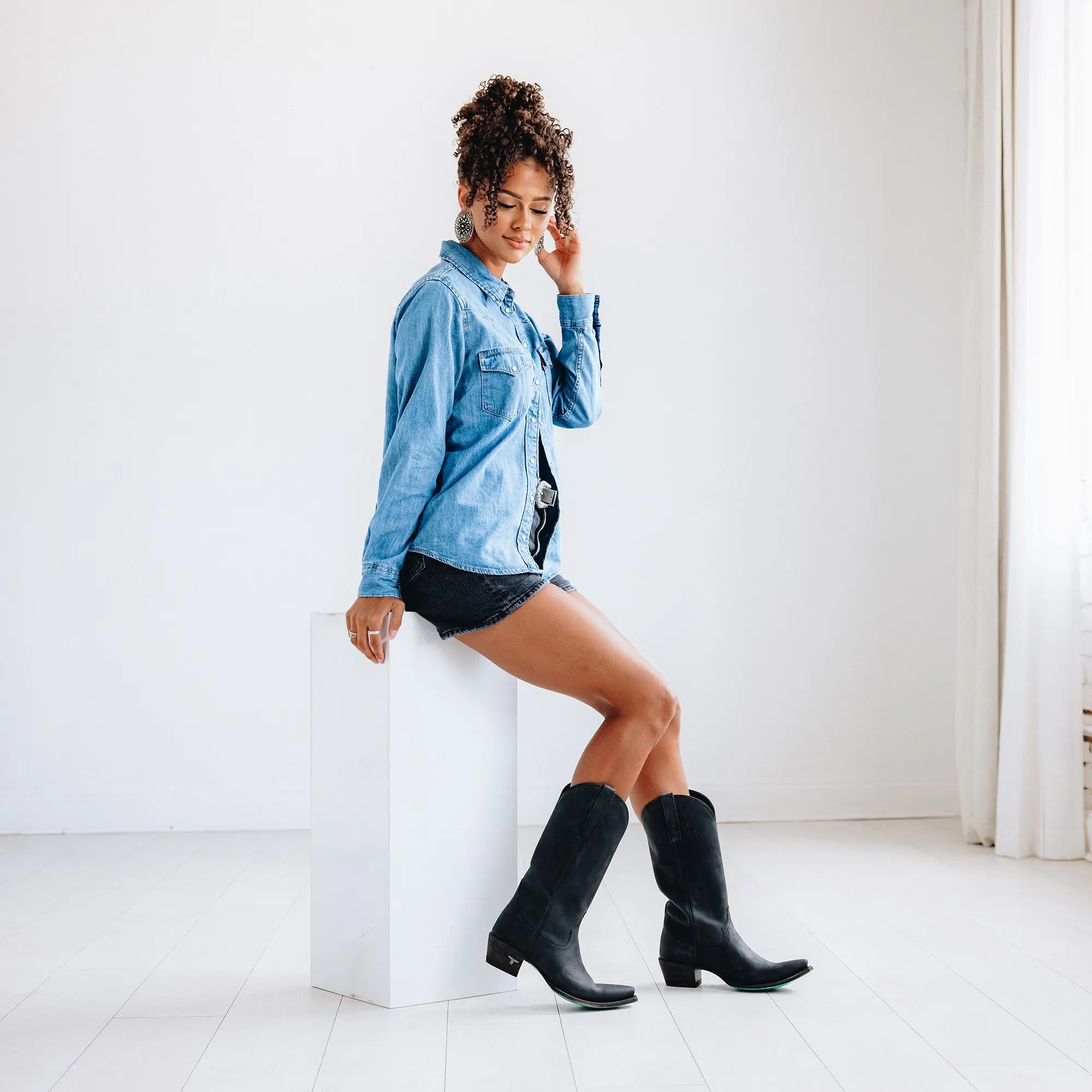 Emma Jane Boot - Matte Black - Image 3
