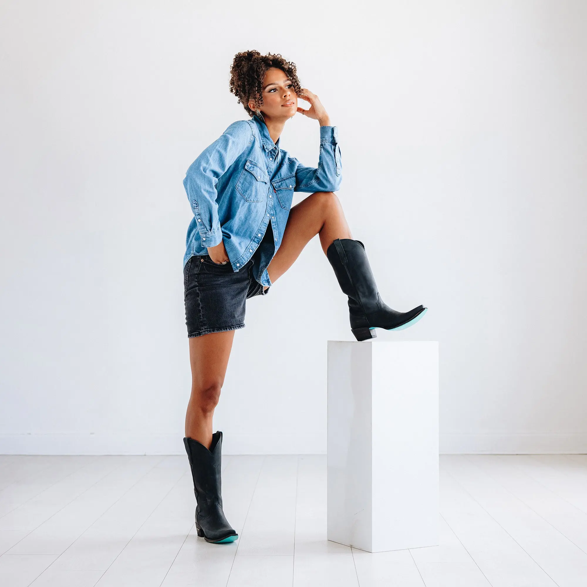Emma Jane Boot - Matte Black - Image 9