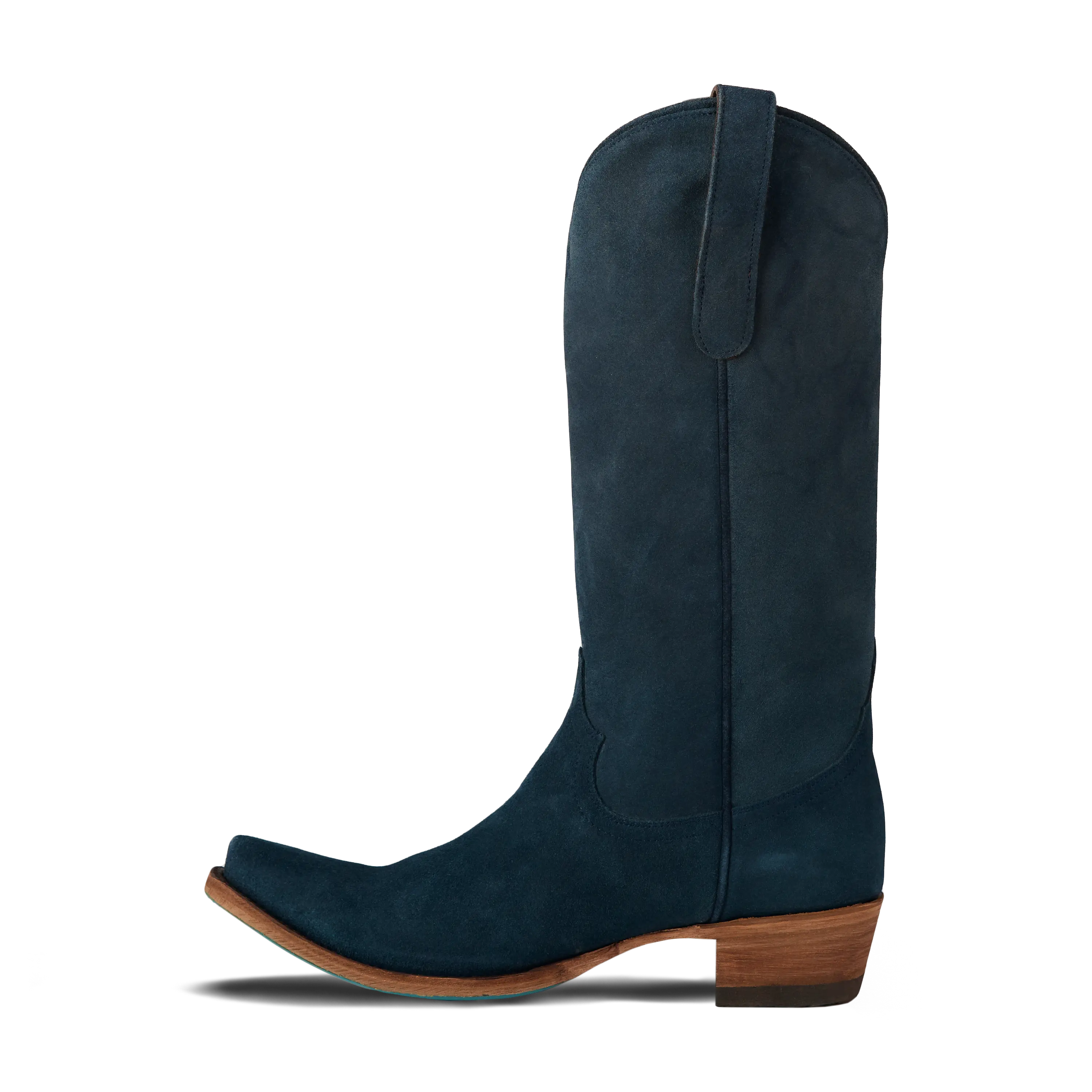Emma Jane Boot - Navy Suede - Image 5