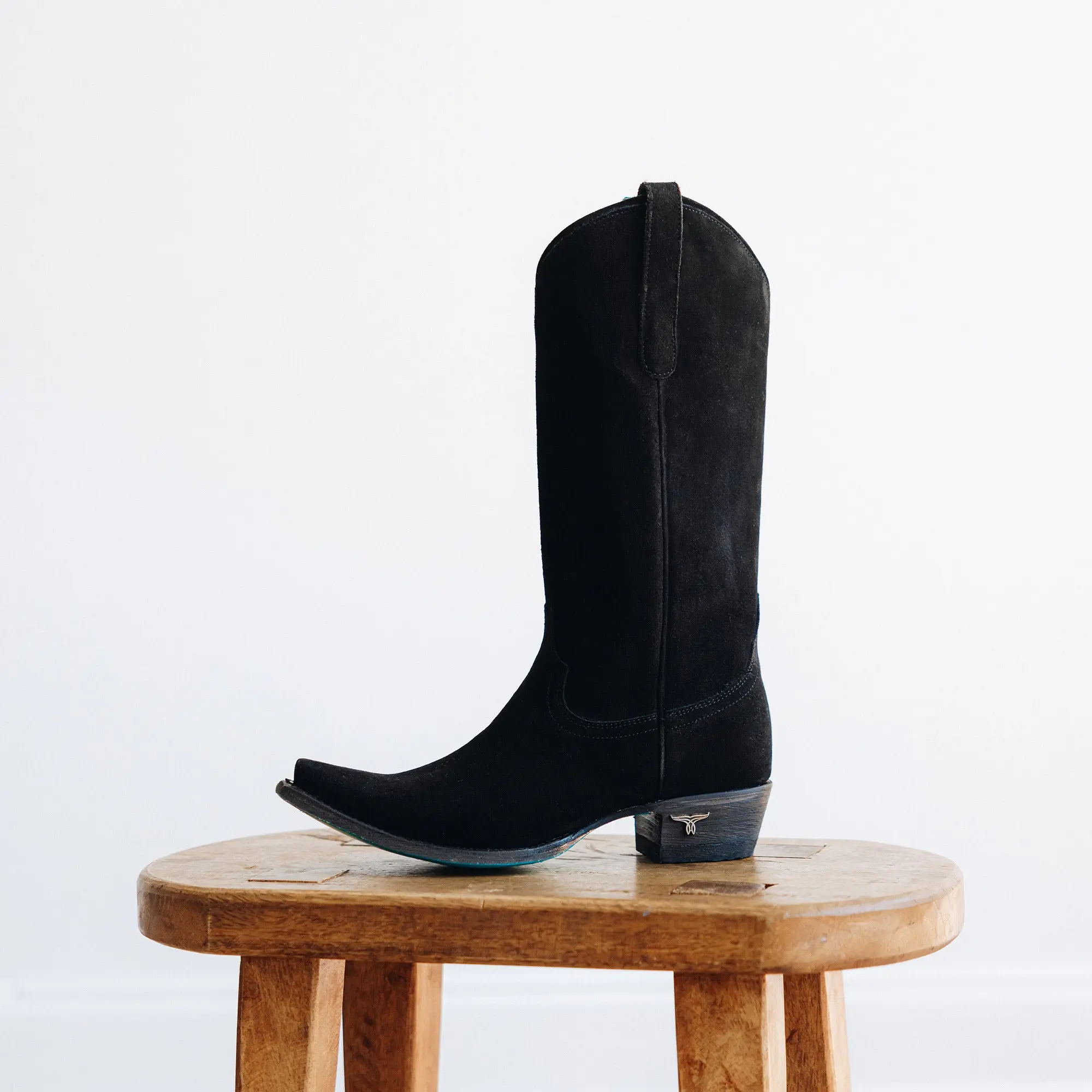 Emma Jane Boot - Soft Black Suede - Image 13