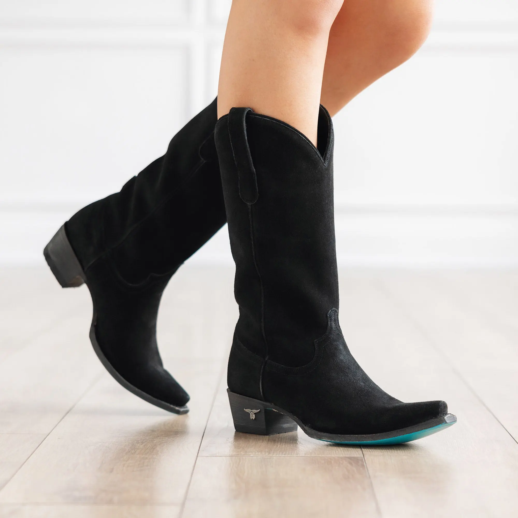 Emma Jane Boot - Soft Black Suede - Image 2