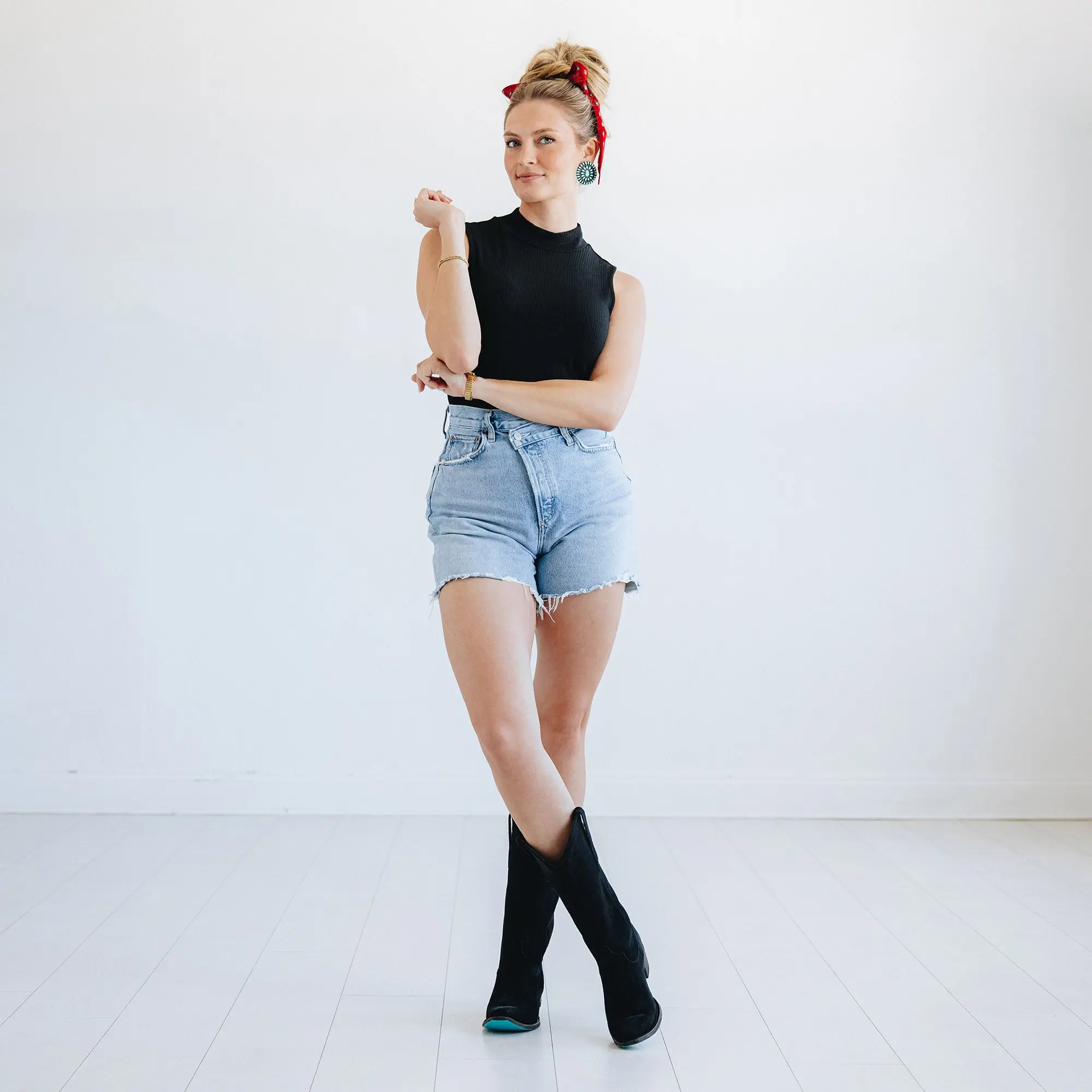 Emma Jane Boot - Soft Black Suede - Image 3