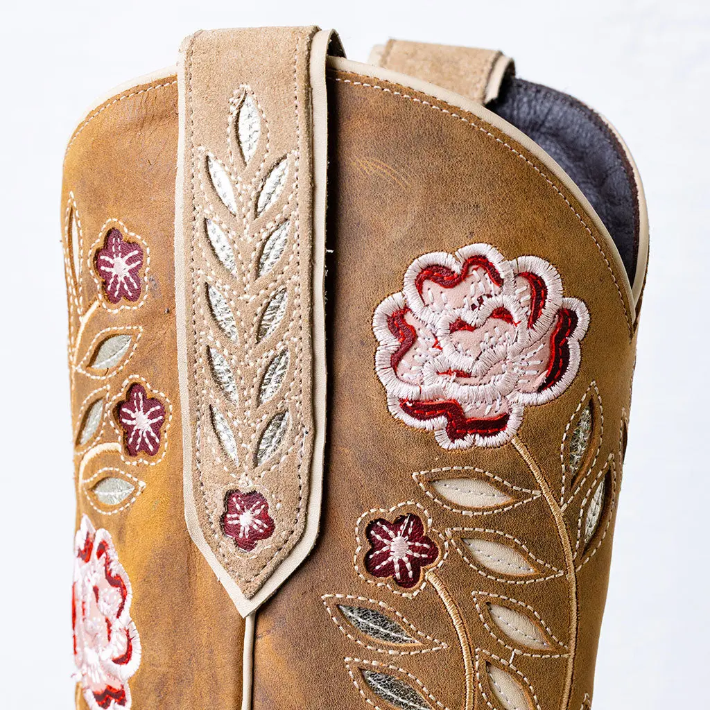 Kenzie Boot - Latte Suede/Burnt Caramel - Image 4