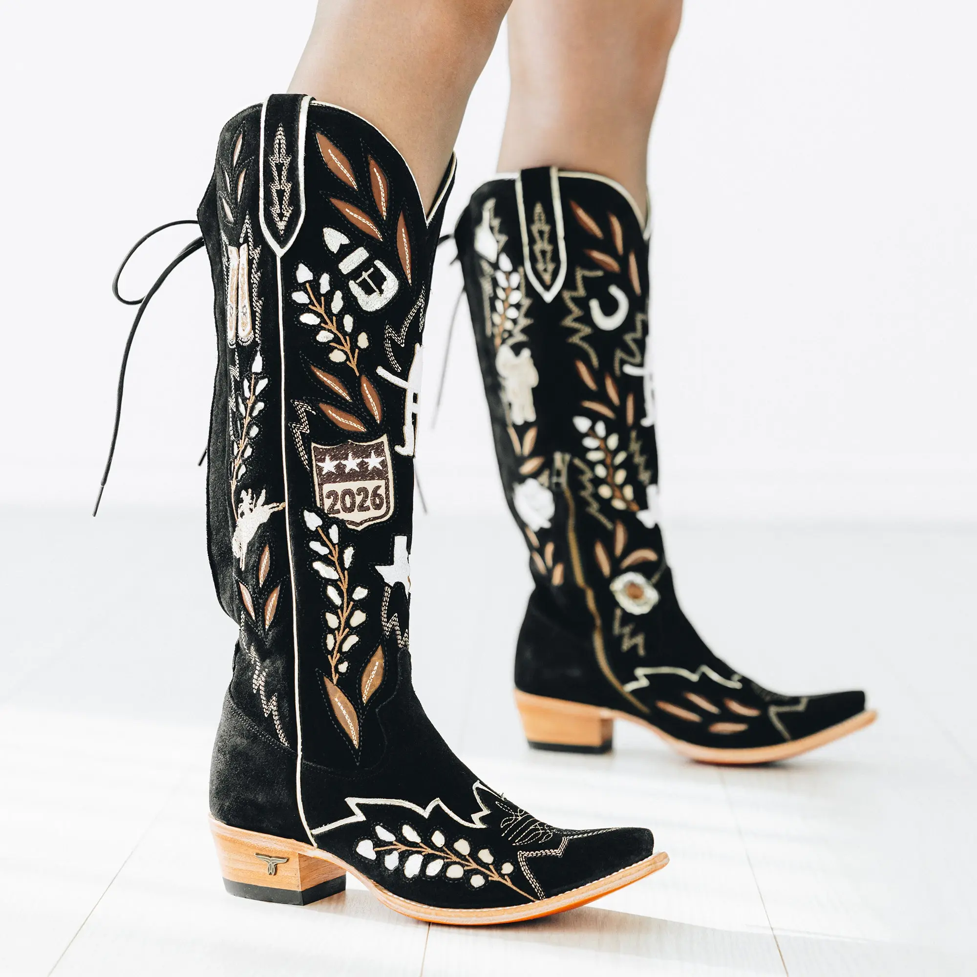 RODEOHOUSTON® Women's Knee High 2026 Limited Edition - Jet Black **FINAL SALE** - Image 5