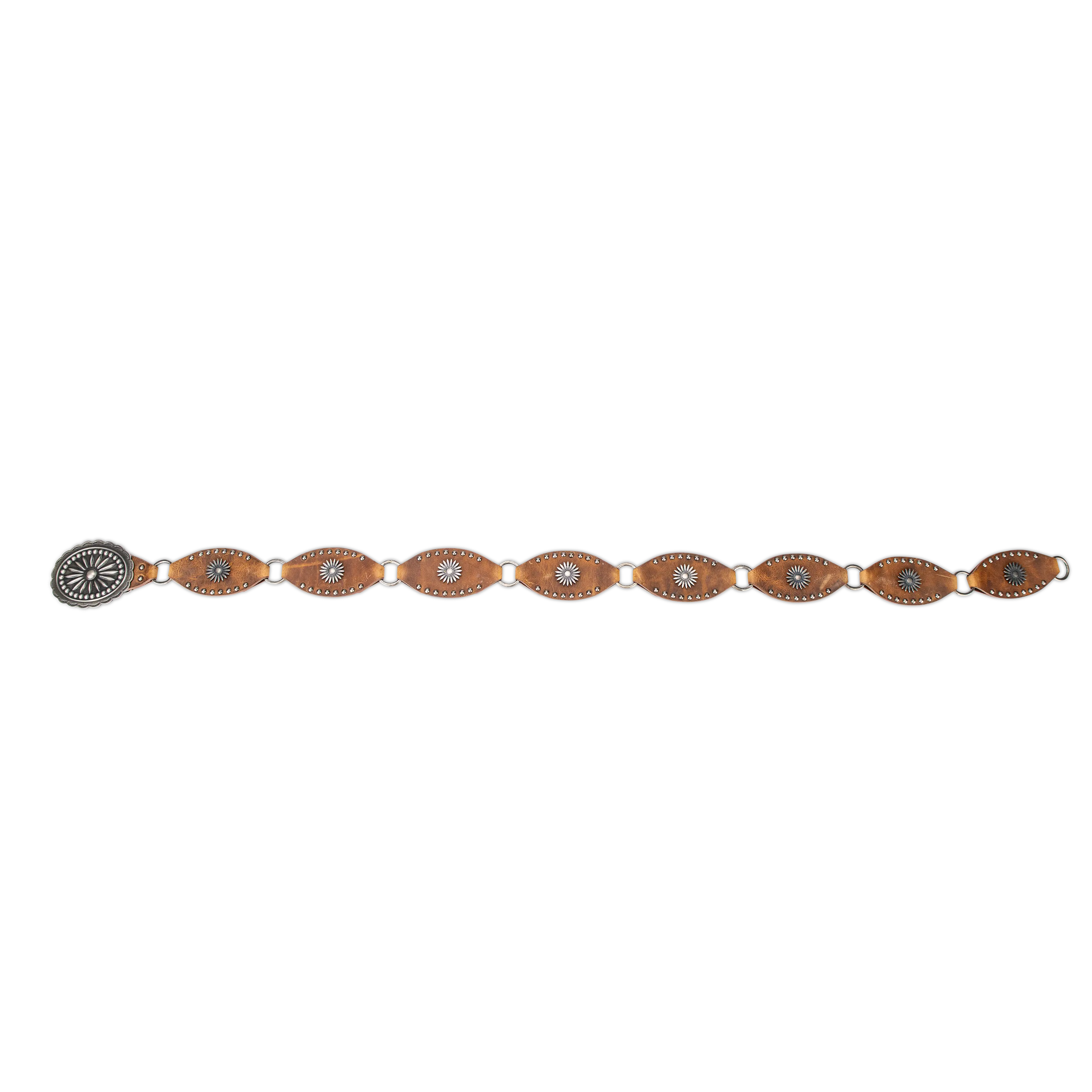 Lane Silver Disc Belt - Desert Clay - Image 3