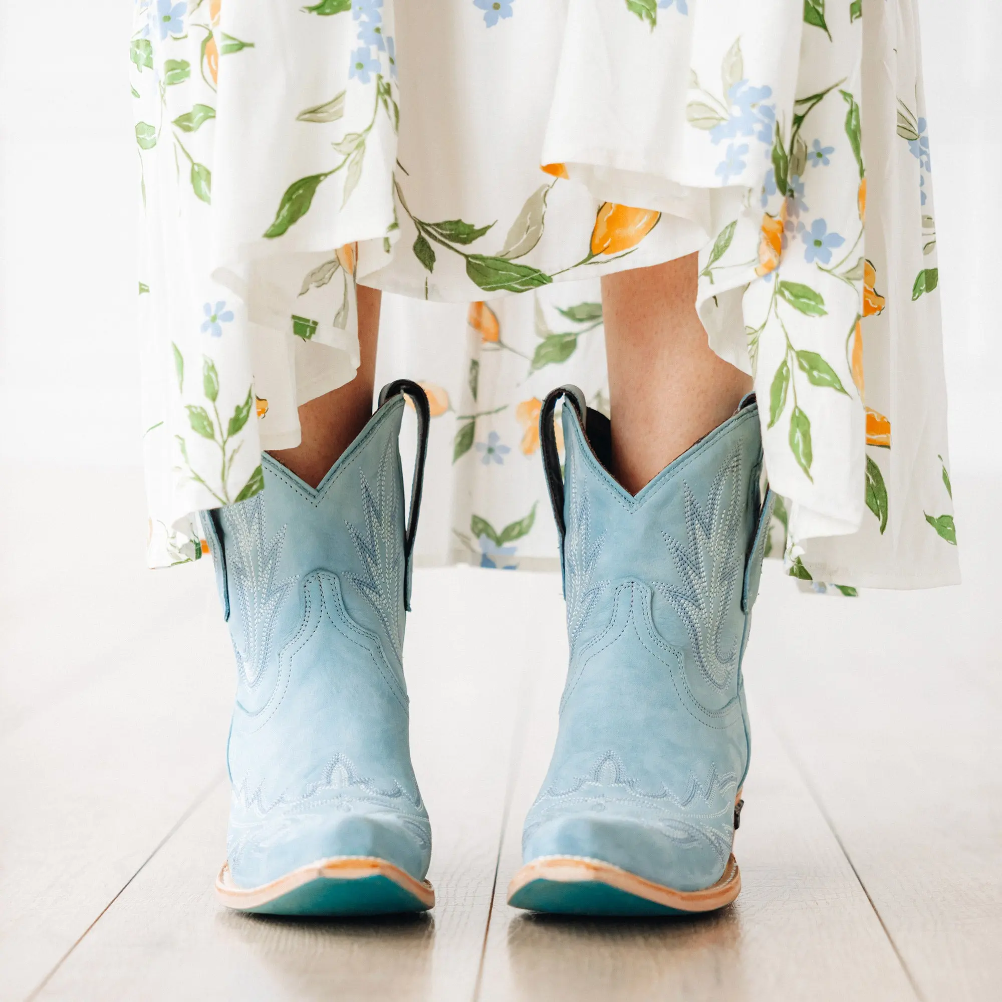 Lexington Bootie - Powder Blue - Image 13