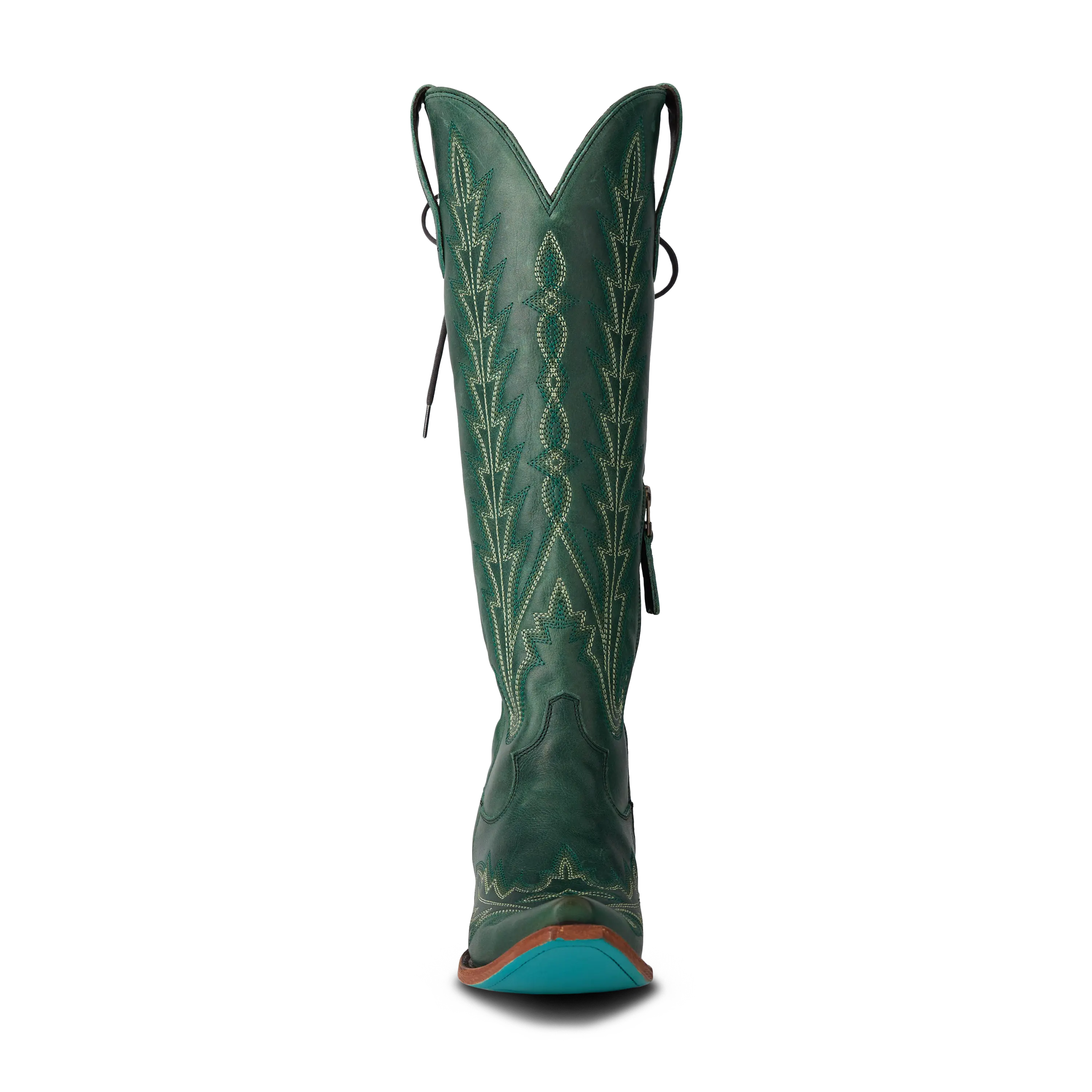 Lexington Knee High Corset - Emerald - Image 6