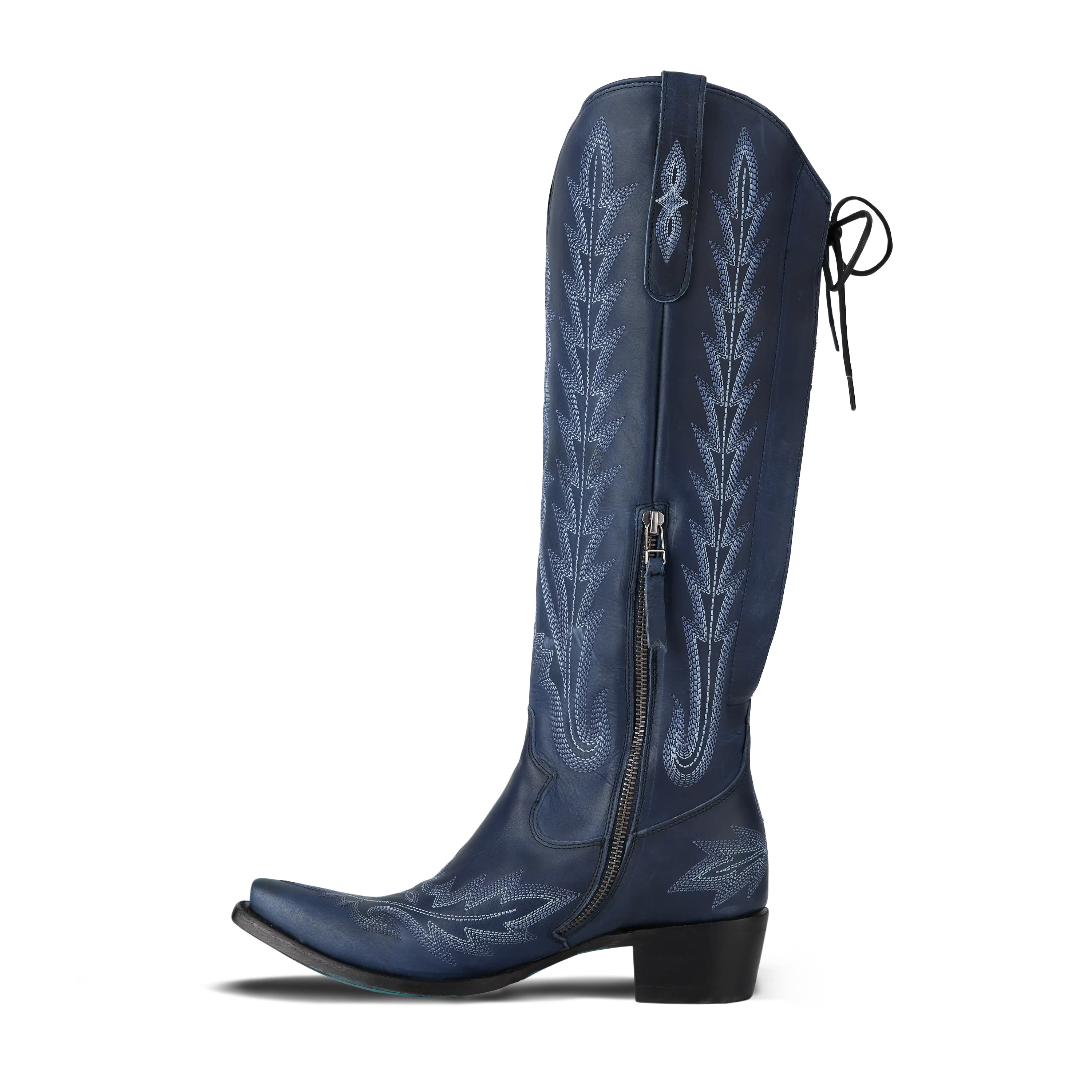 Lexington Knee High Corset - Midnight Navy - Image 5