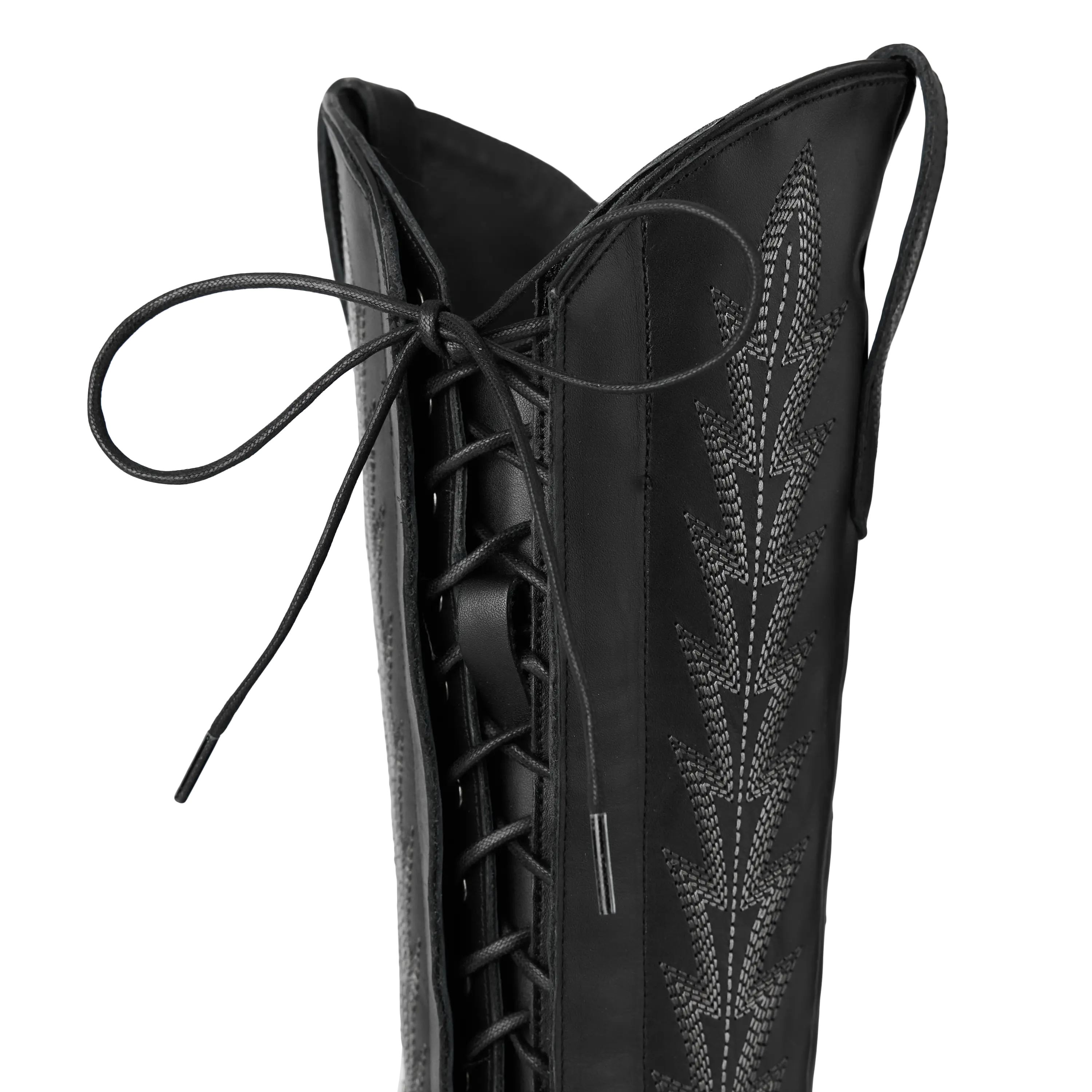 Lexington Knee High Corset - Jet Black - Image 9