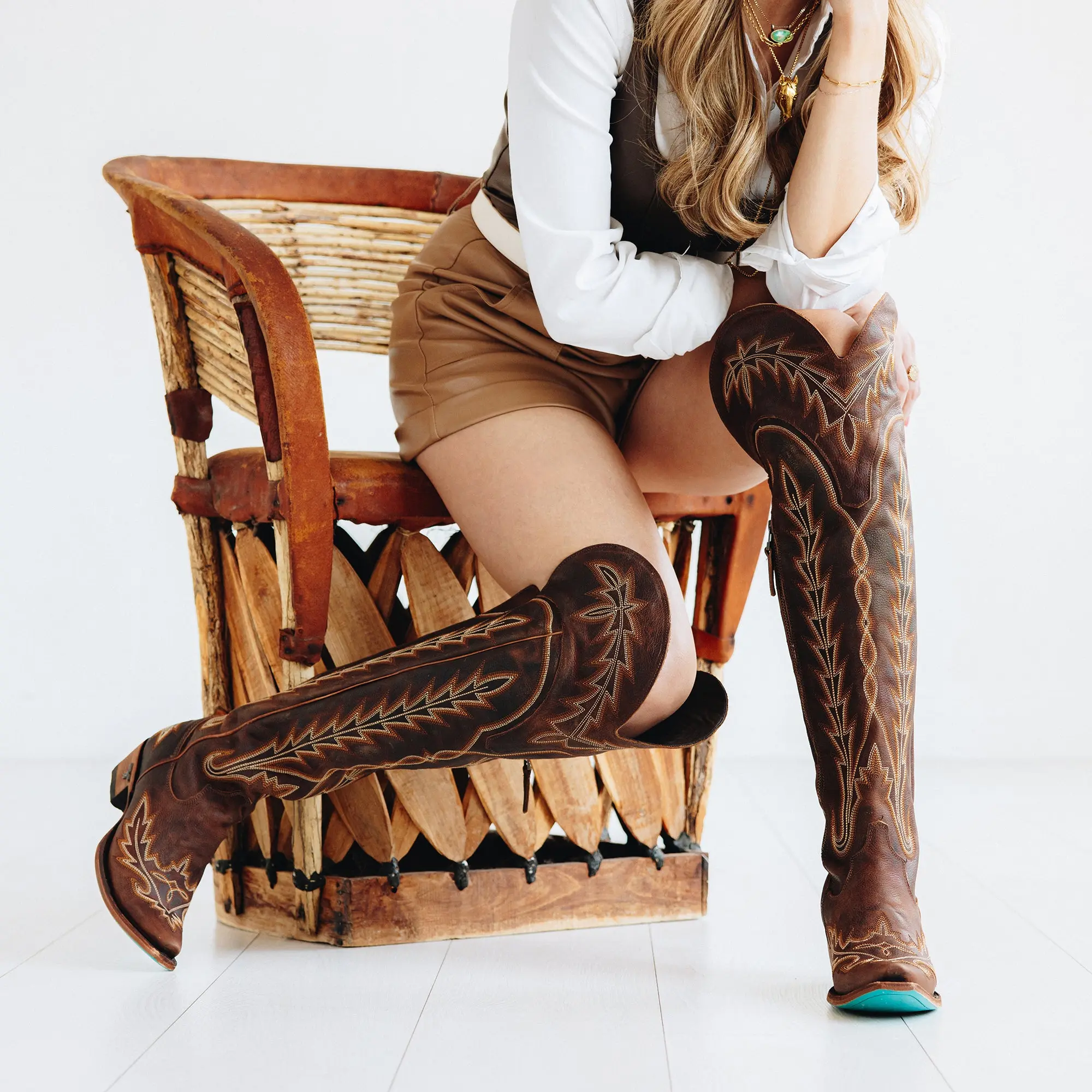 Lexington OTK Corset - Cognac - Image 12