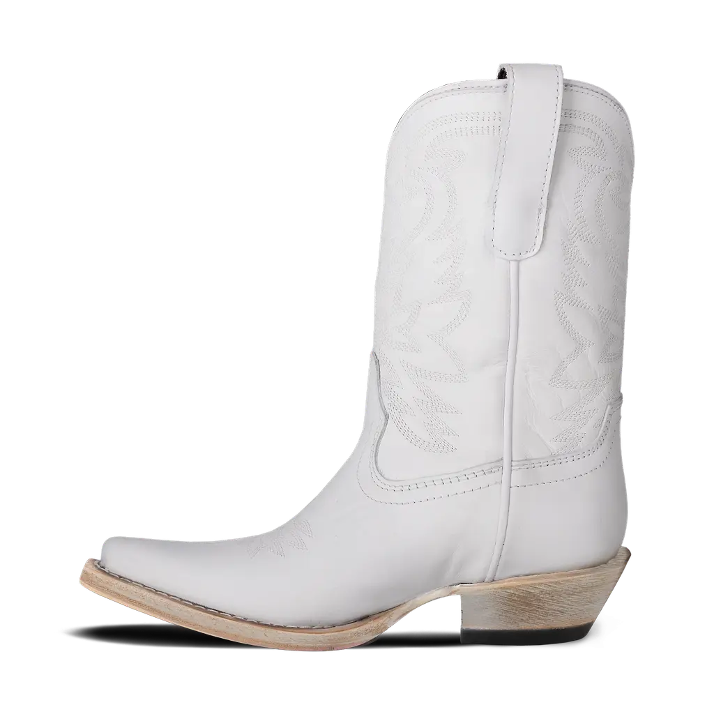 Megan Moroney Lil' Lane Girls Smokeshow Boot - Matte White - Image 3