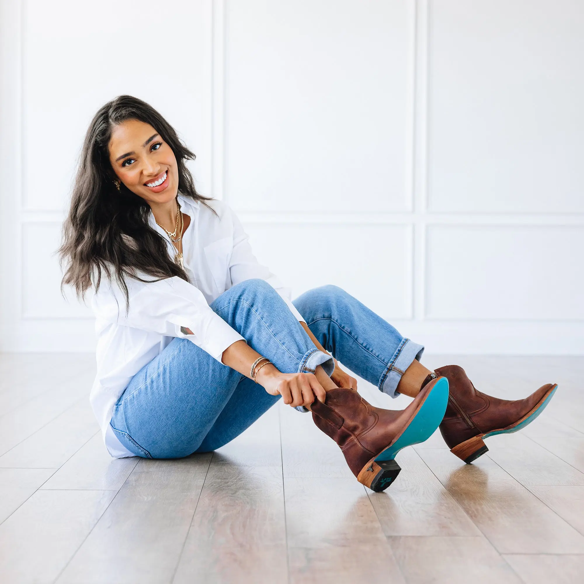 Plain Jane Bootie - Cognac - Image 3
