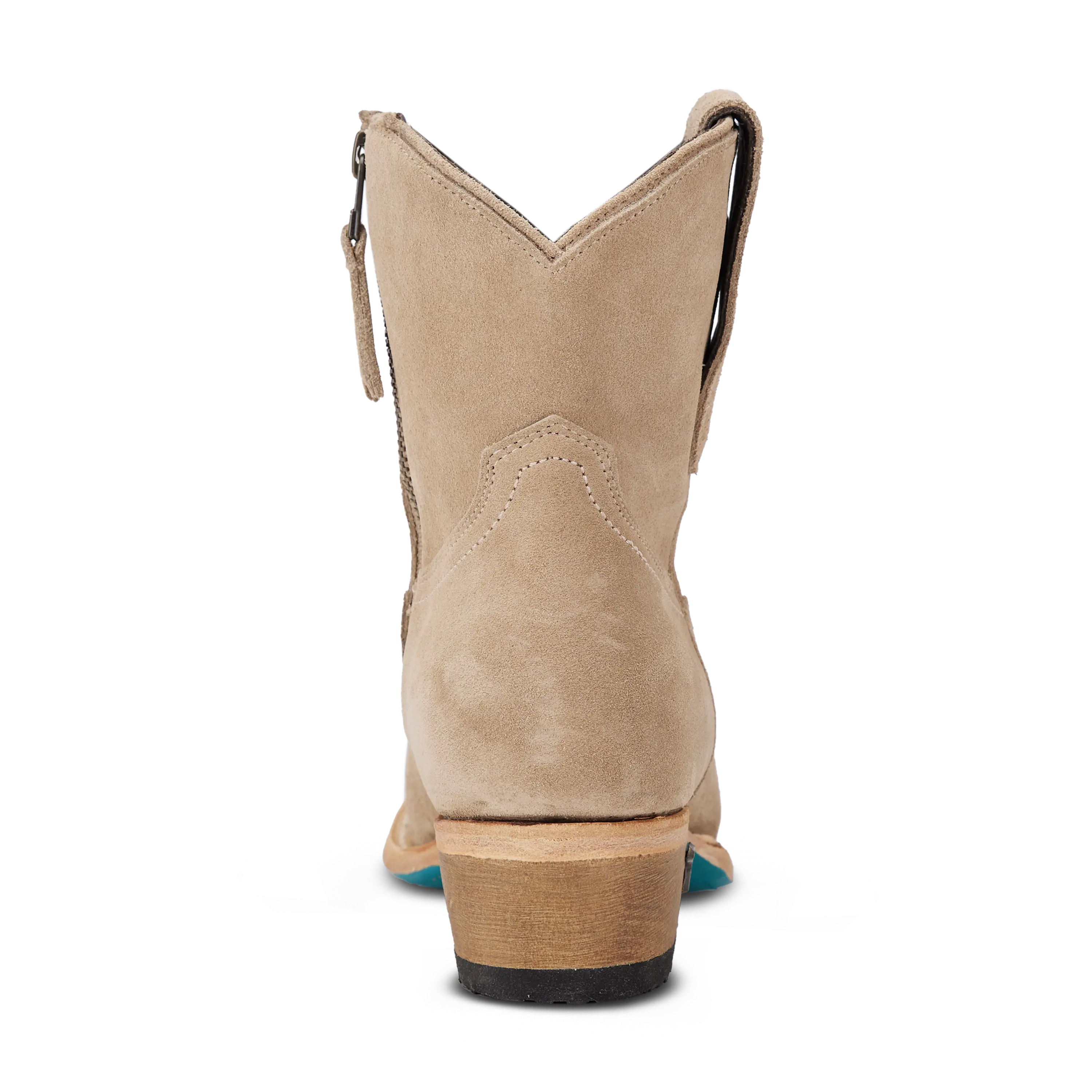 Plain Jane Bootie - Latte Suede - Image 7