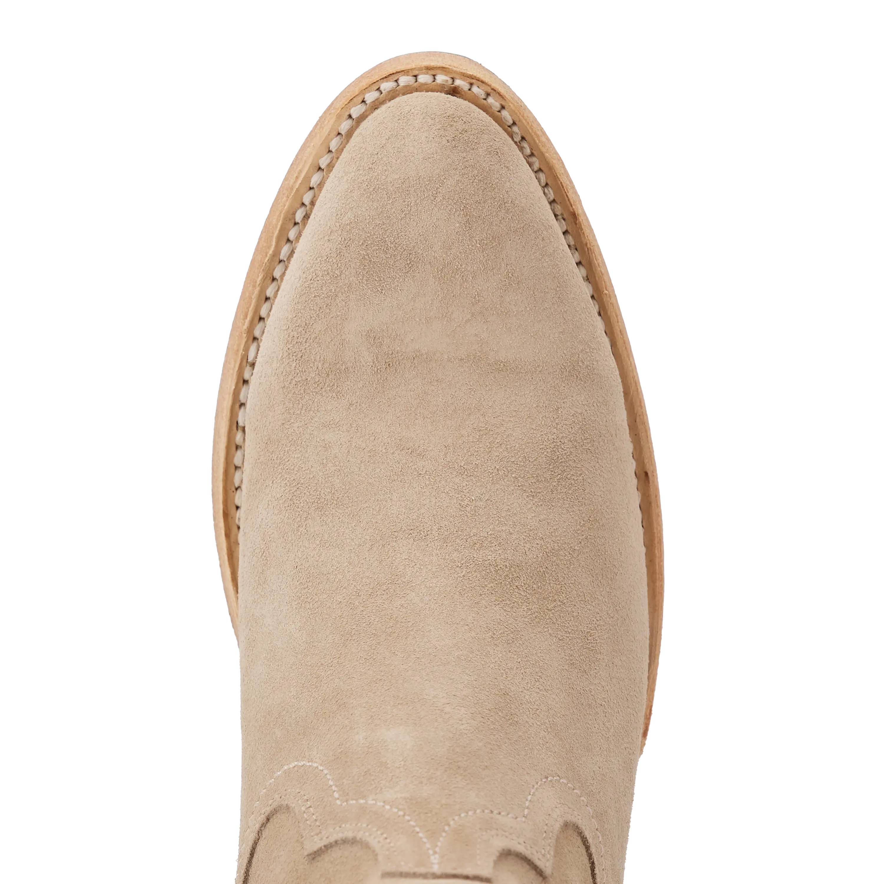 Plain Jane Bootie - Latte Suede - Image 8