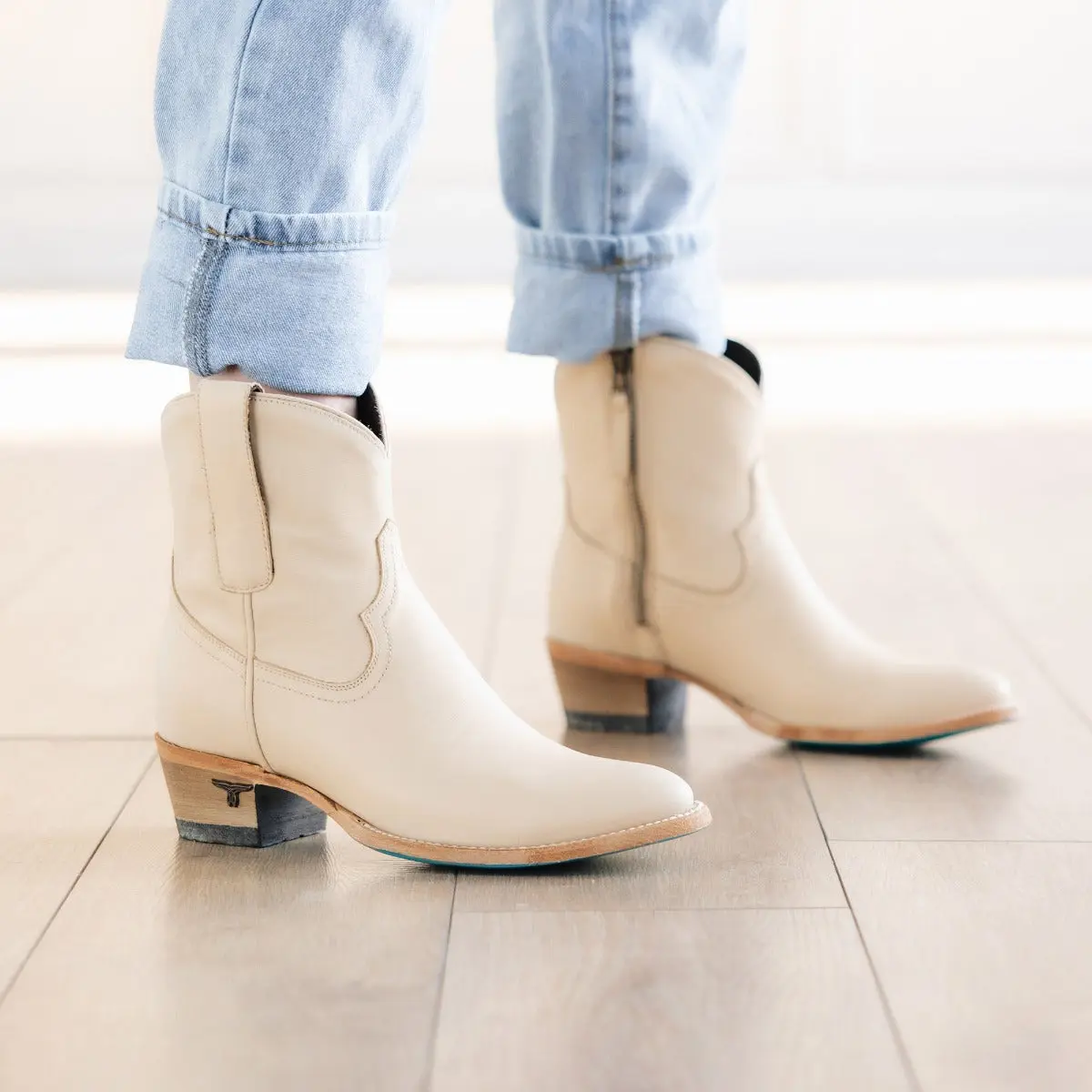 Plain Jane Bootie - Pale Ivory **Final Sale** - Image 11