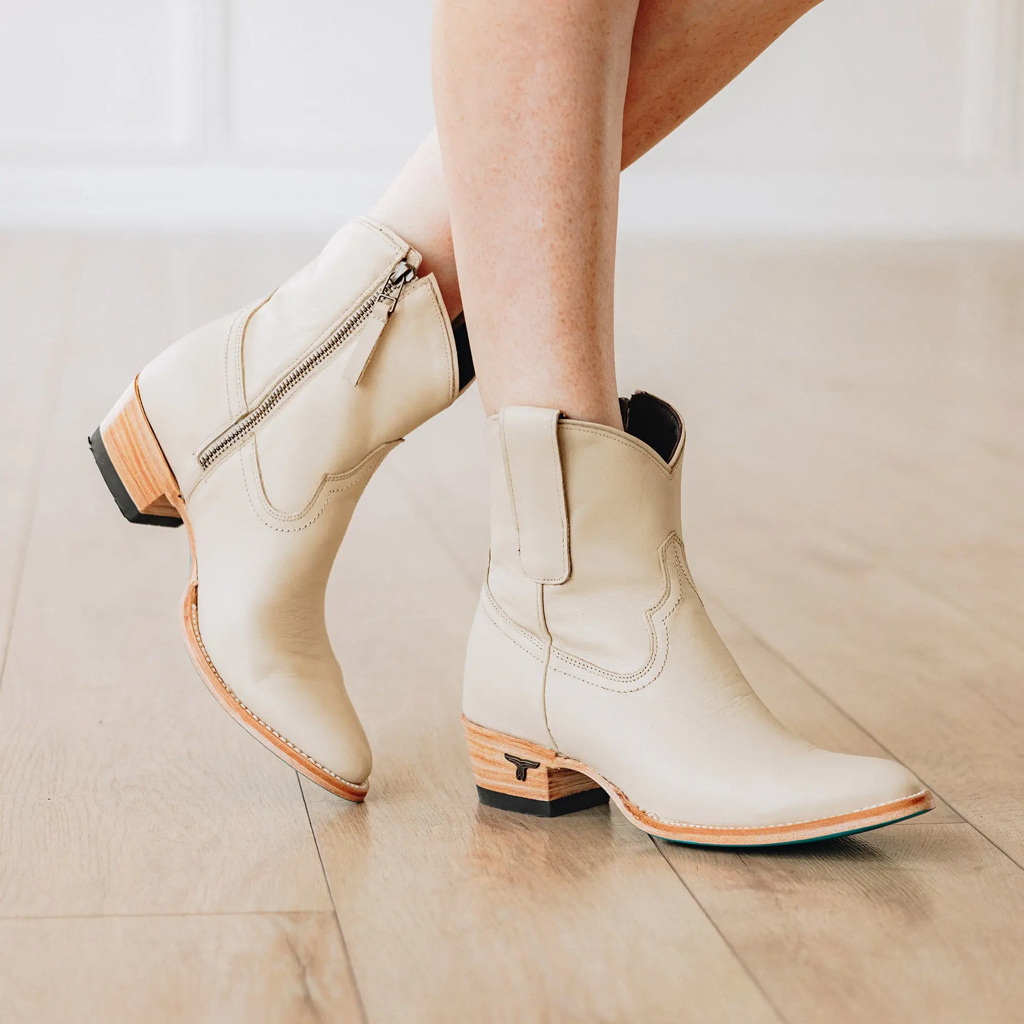 Plain Jane Bootie - Pale Ivory **Final Sale** - Image 12