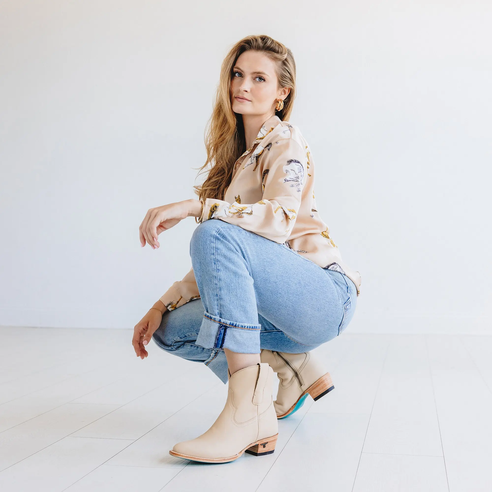 Plain Jane Bootie - Pale Ivory **Final Sale** - Image 8
