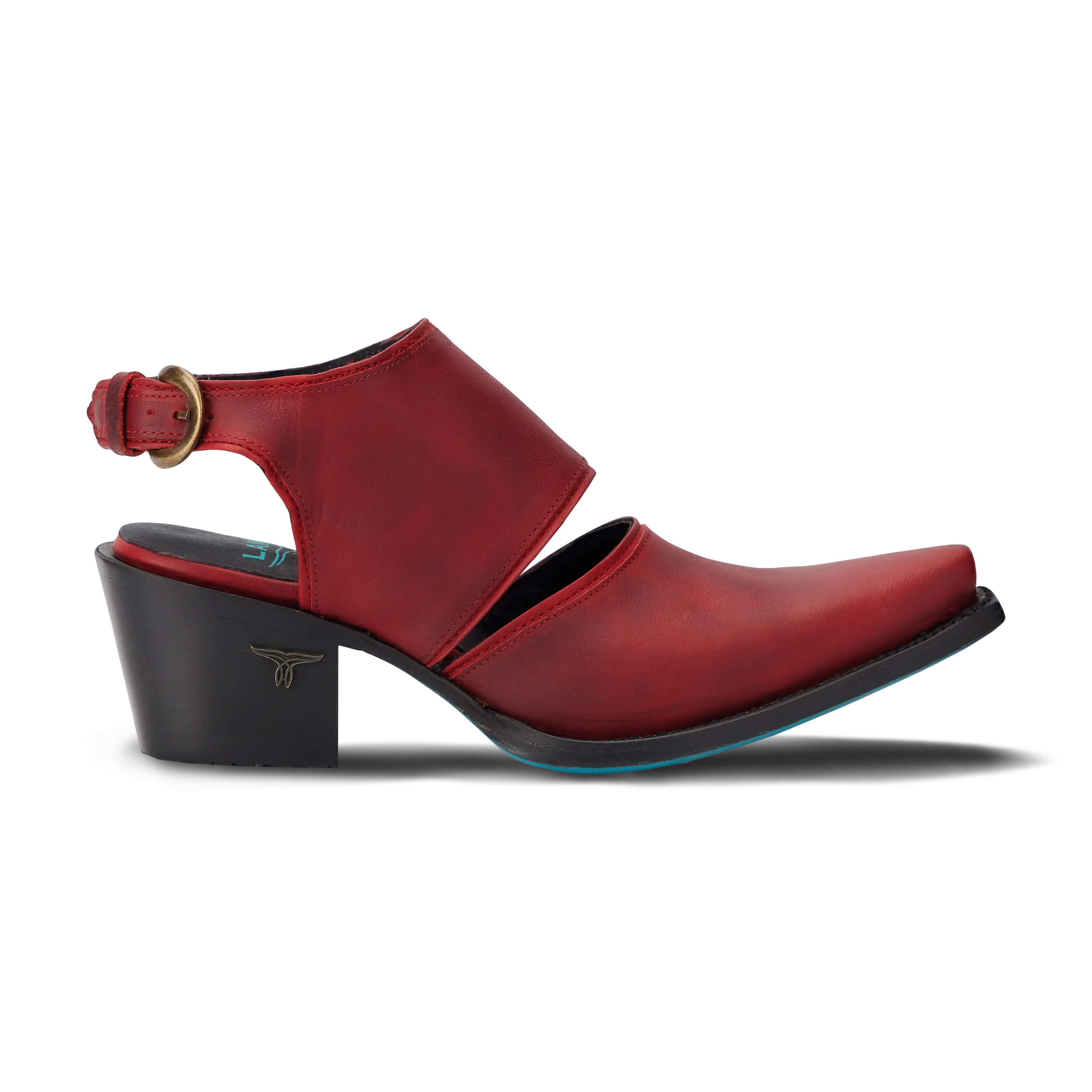 Plain Jane Slingback Mule - Smoldering Ruby - Image 4