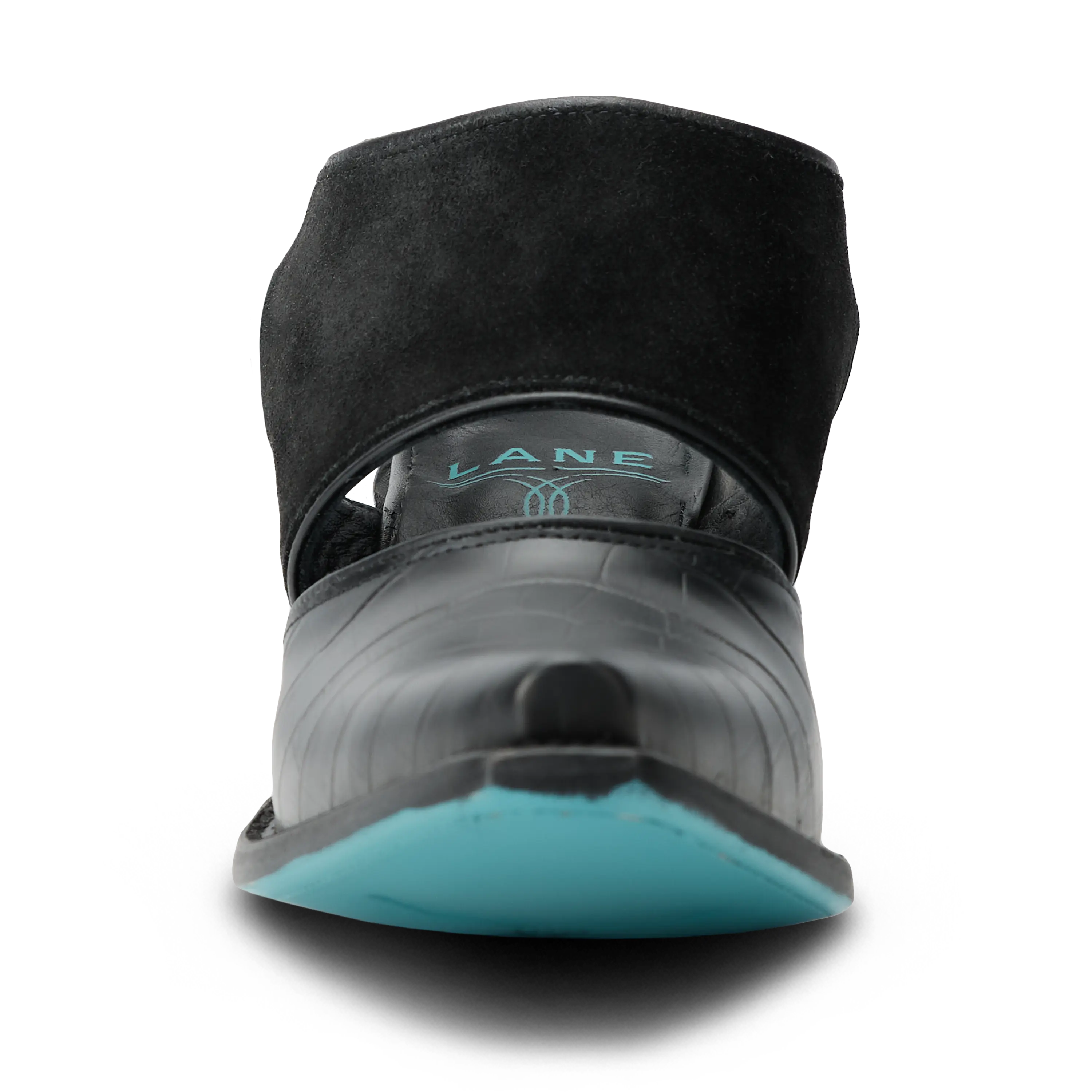 Plain Jane Slingback Mule - Soft Black Suede - Image 6
