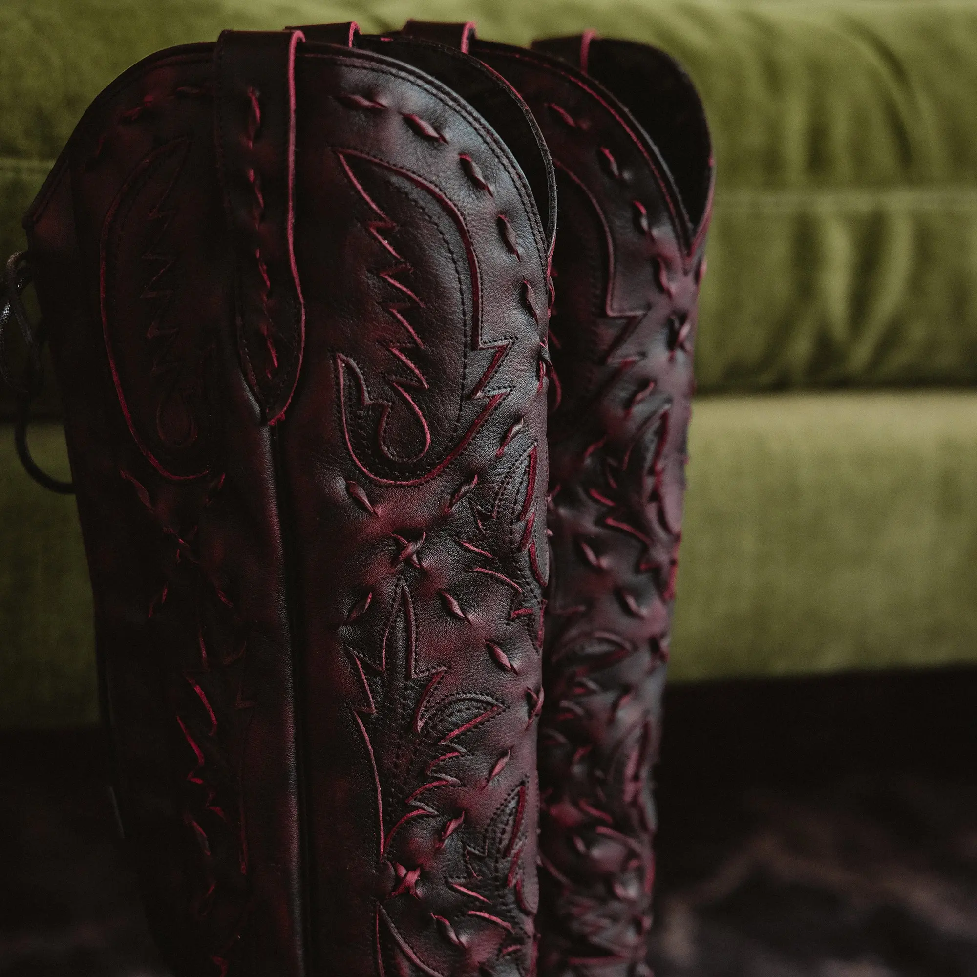 Reverie Knee High Corset - Black Cherry - Image 7