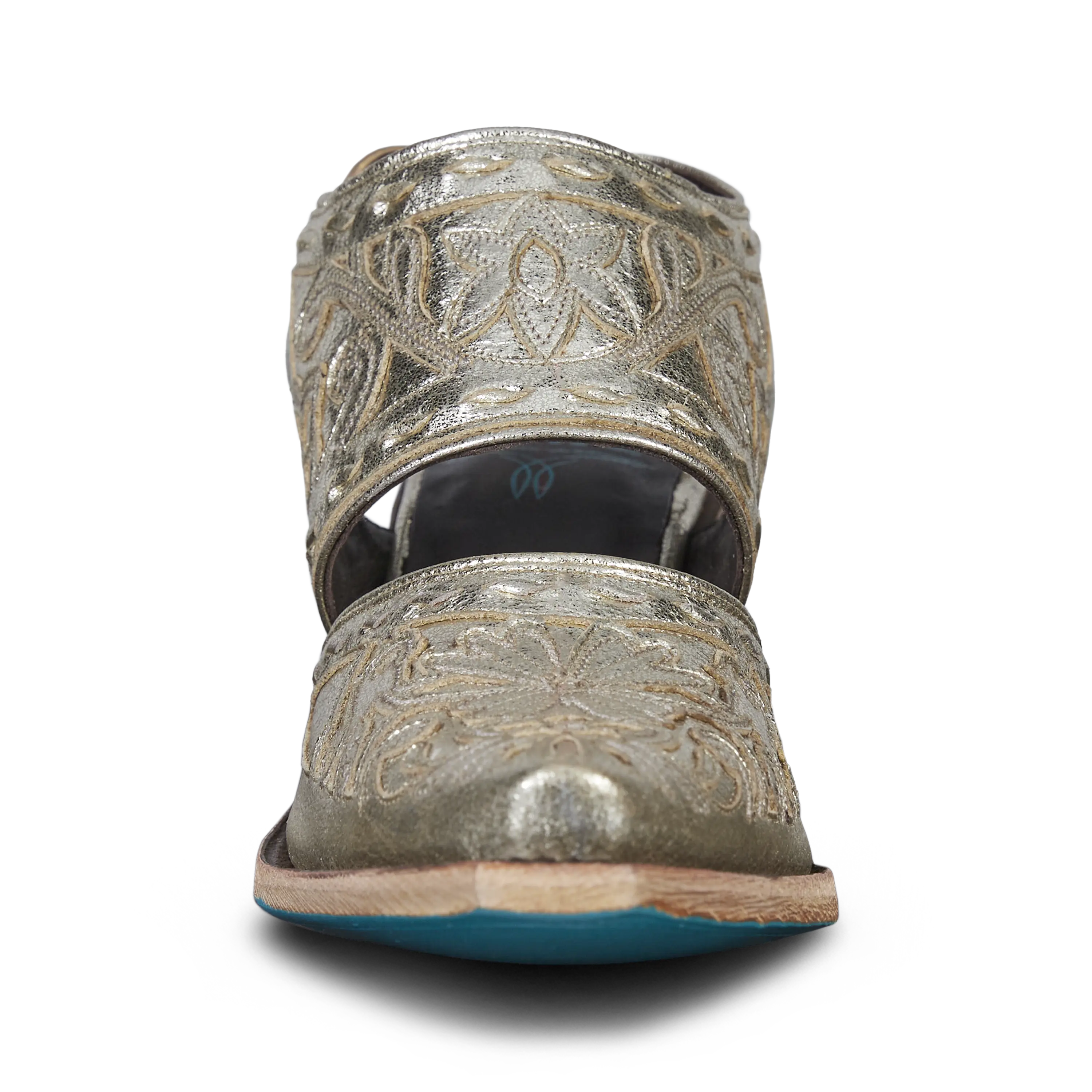 Robin Slingback Mule - Champagne Metallic - Image 6