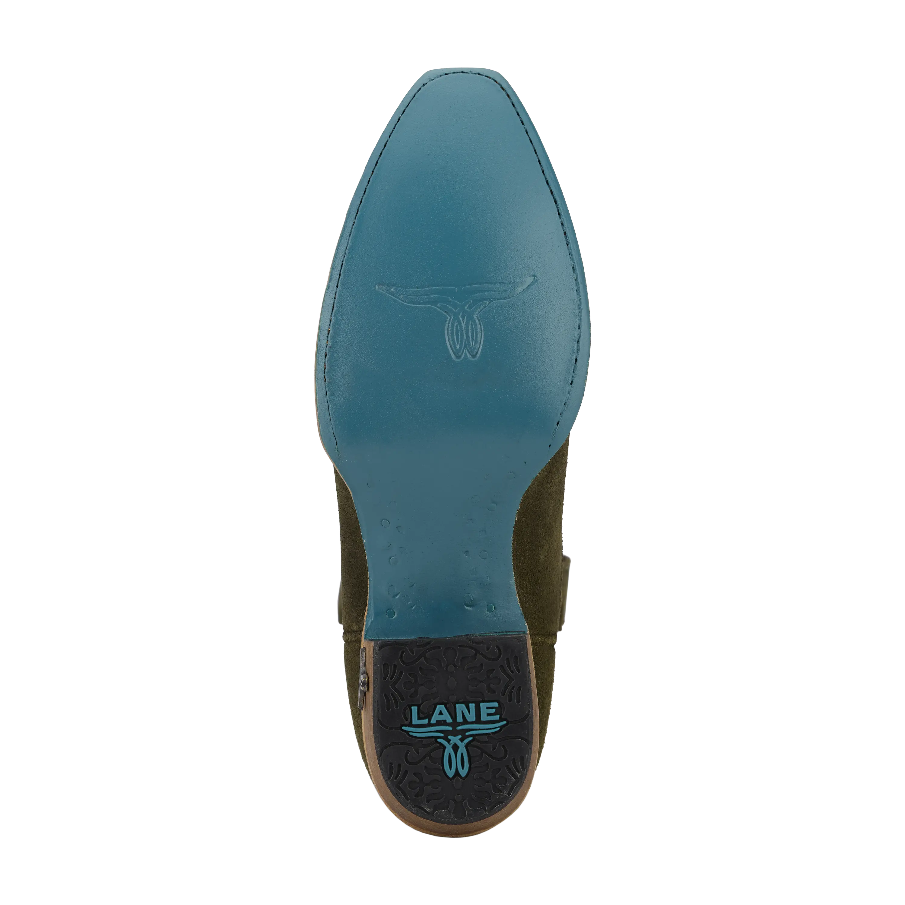 Sandaga Midi - Olive Suede - Image 11