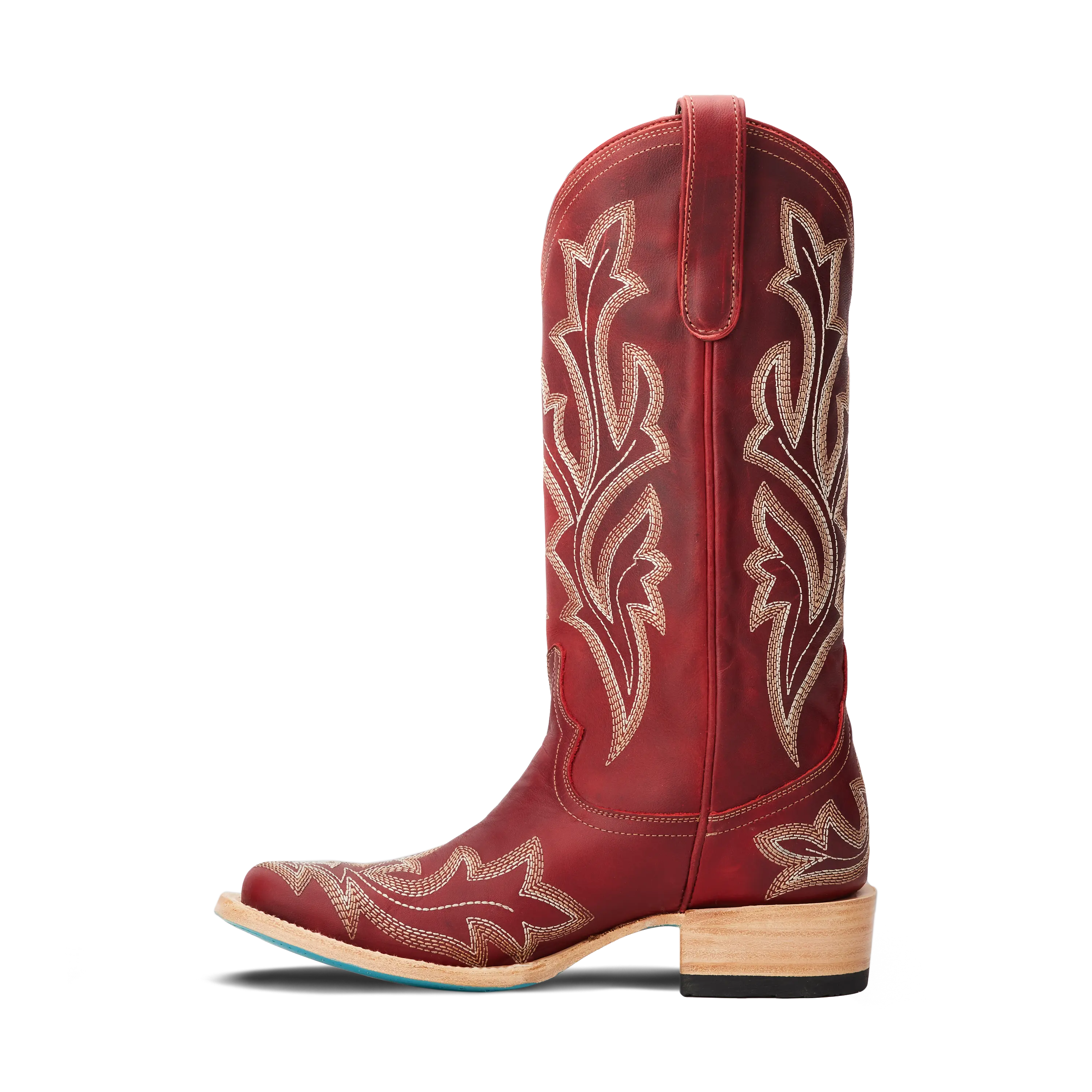 Saratoga Square Boot - Smoldering Ruby - Image 5