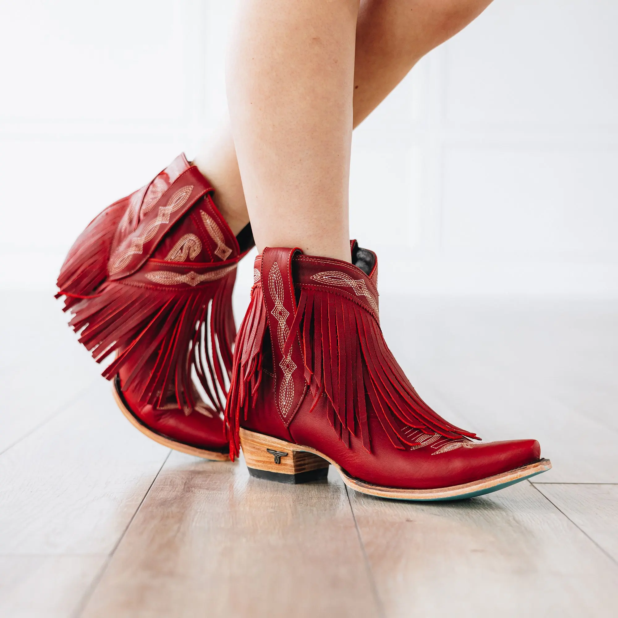Senita Falls Bootie - Smoldering Ruby **Final Sale** - Image 2