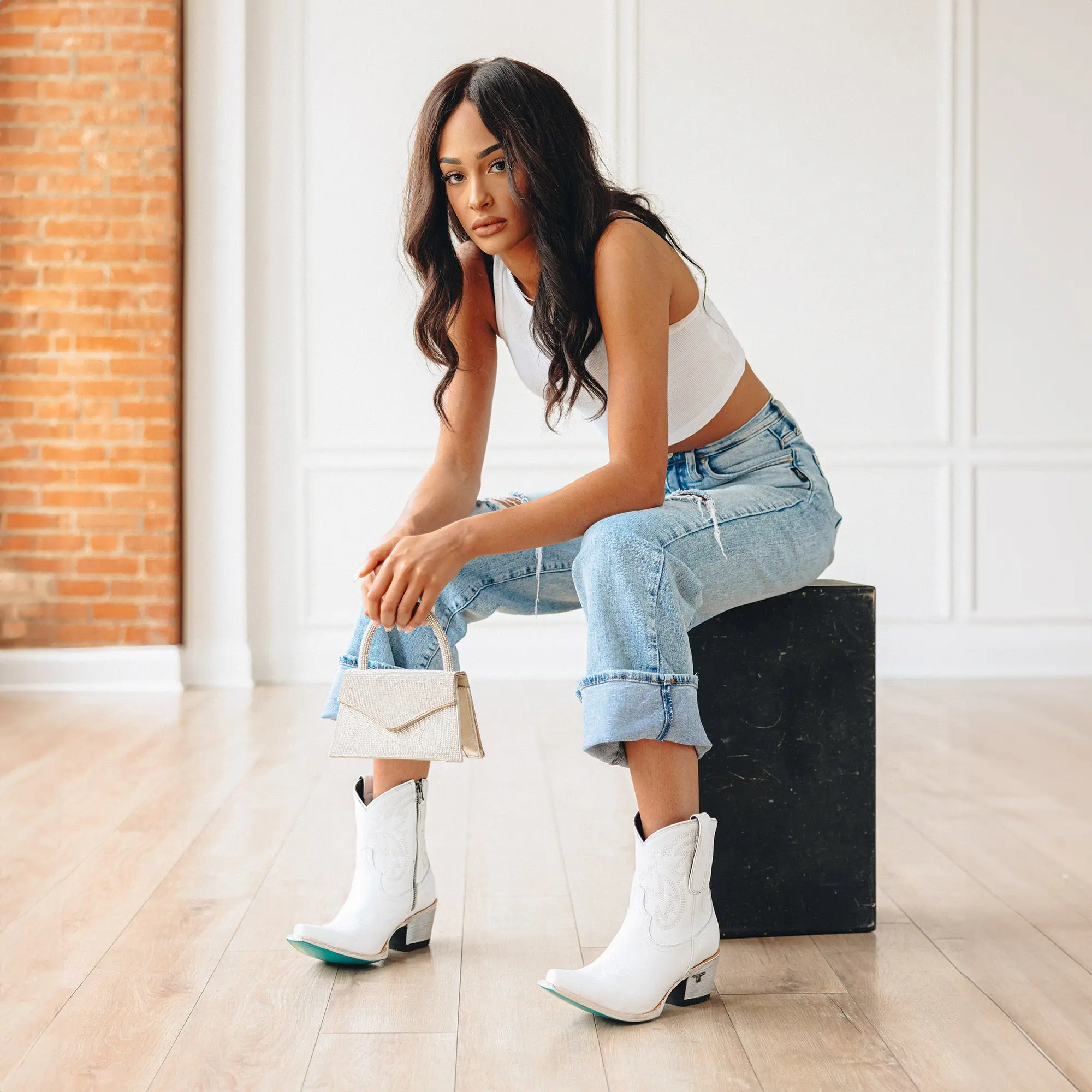 Smokeshow Bootie - Matte White - Image 9