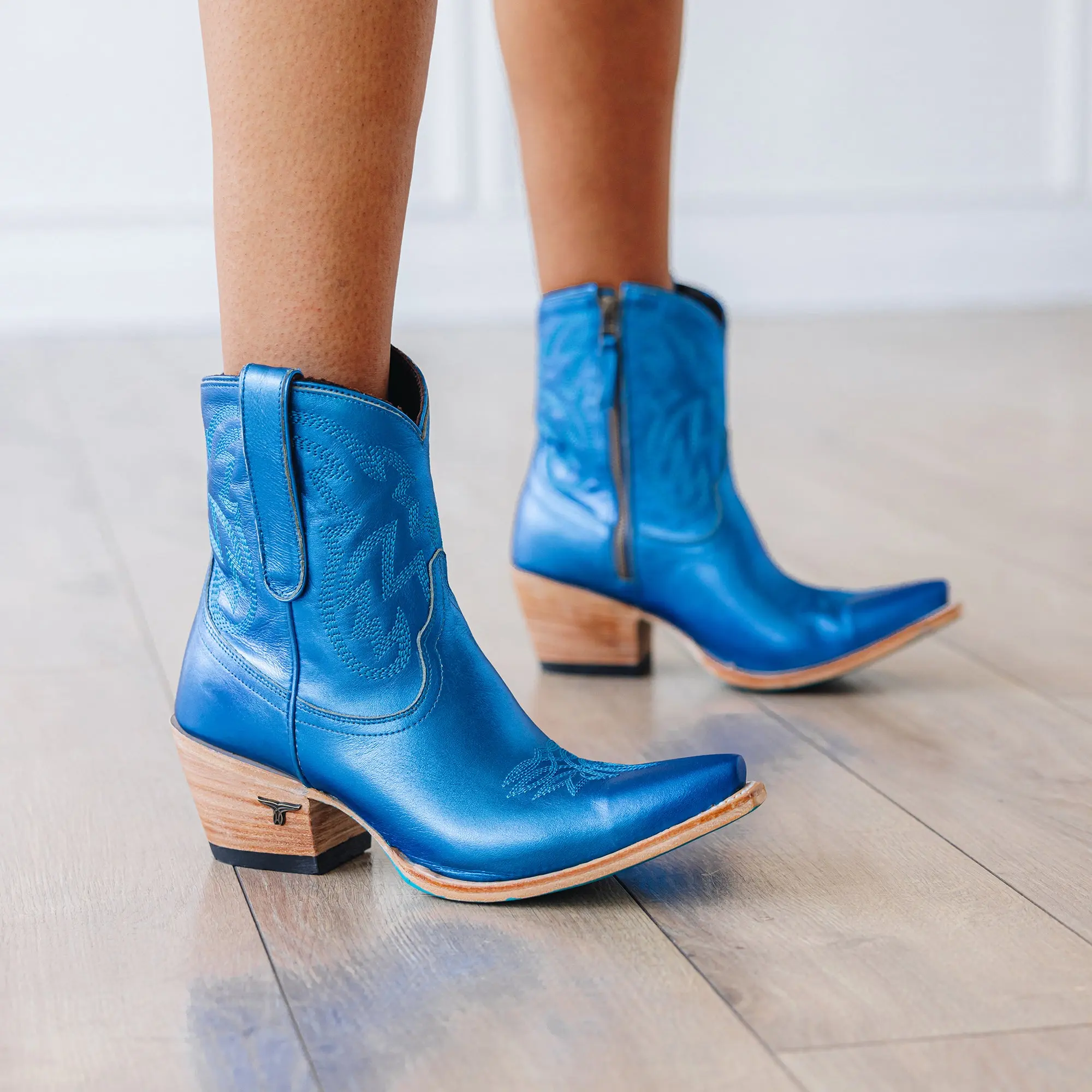 Smokeshow Bootie - Cobalt Metallic **Final Sale** - Image 13