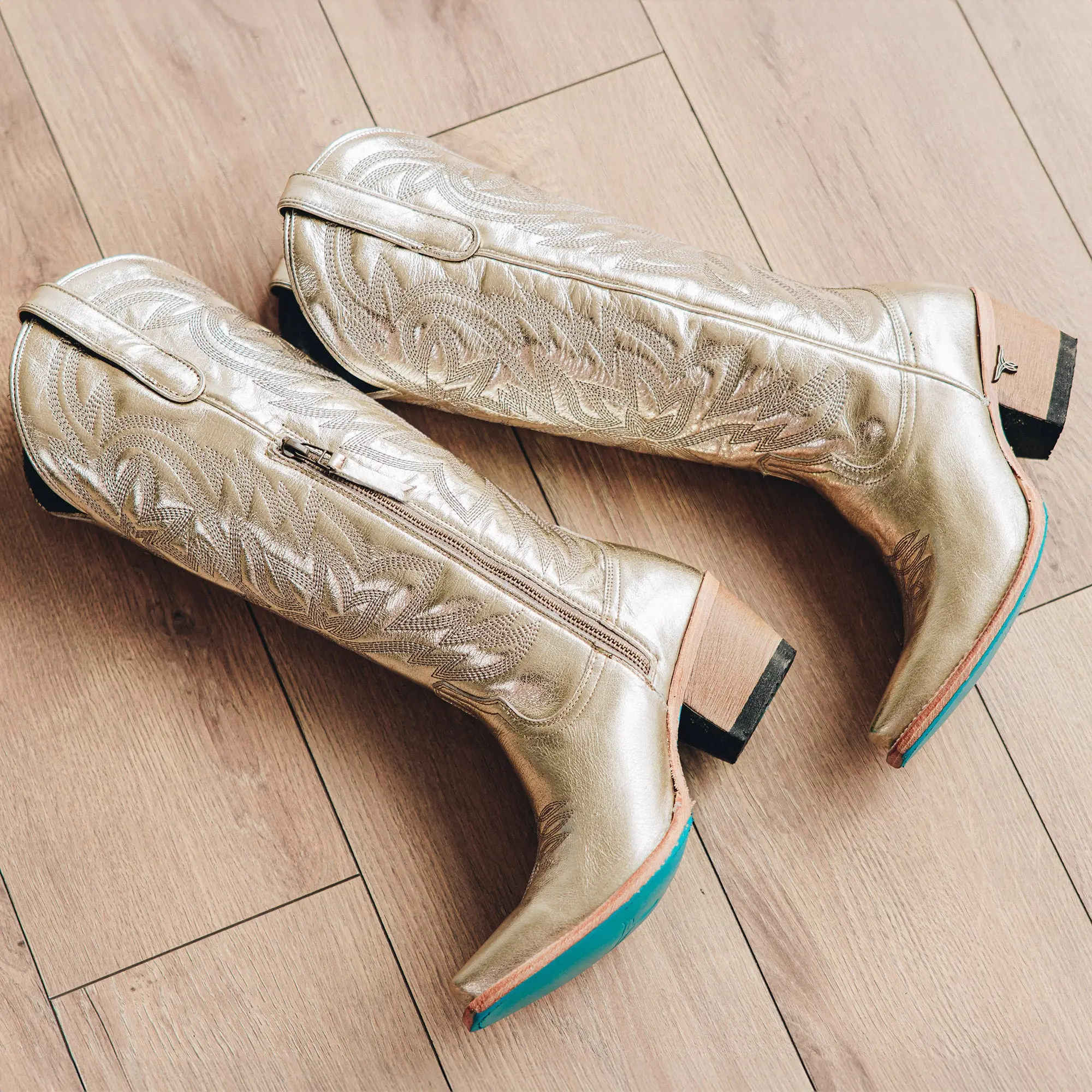 Smokeshow Boot - Champagne Metallic - Image 13