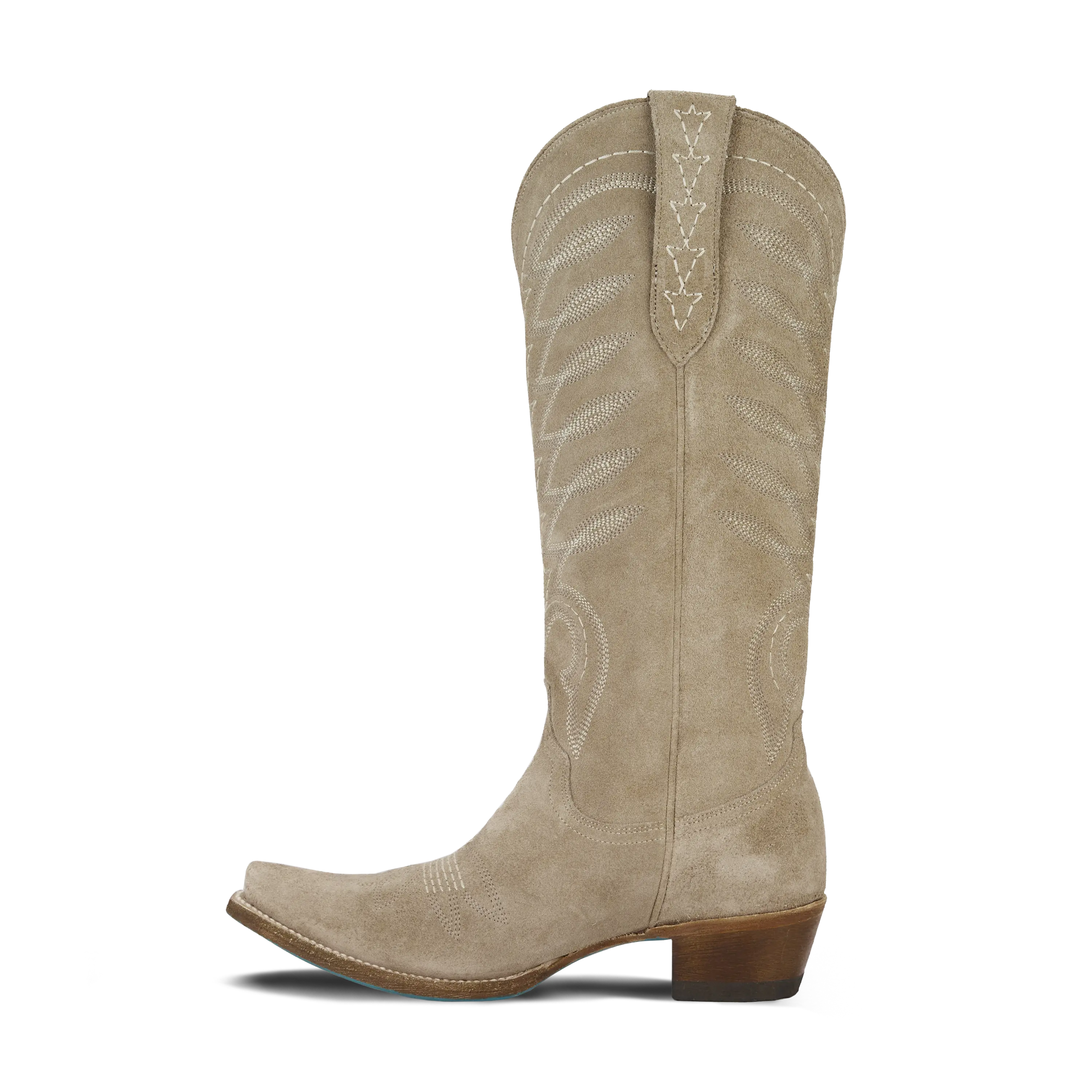 Squash Blossom Boot - Latte Suede - Image 5