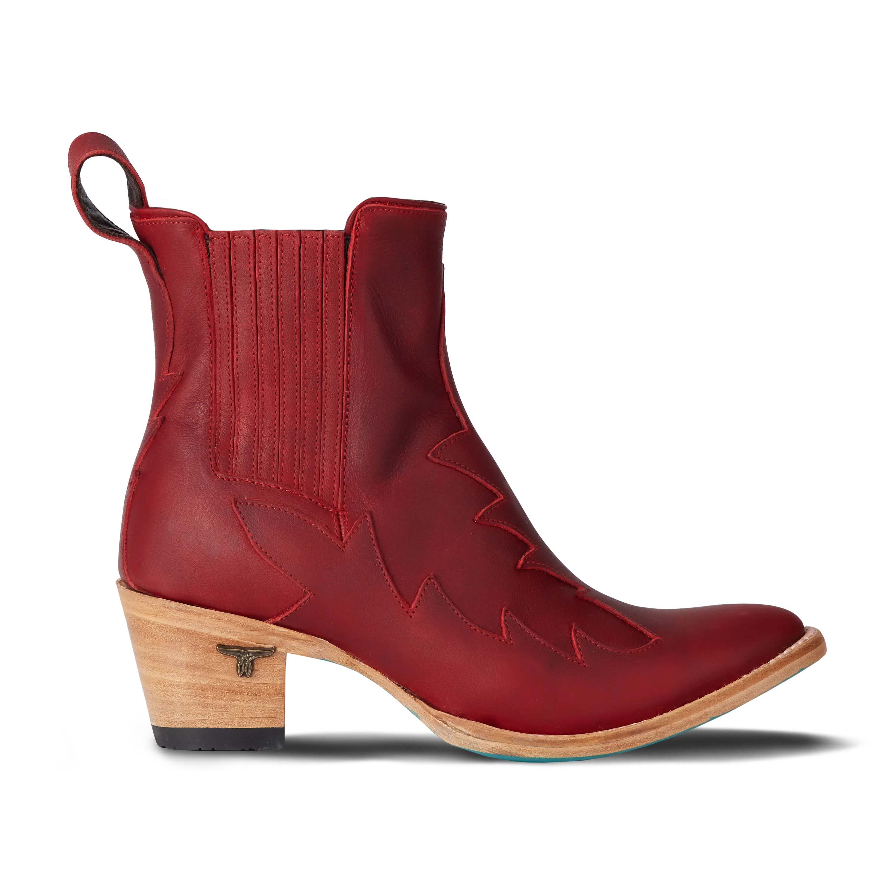 Western Chelsea Bootie - Smoldering Ruby **Final Sale** - Image 4